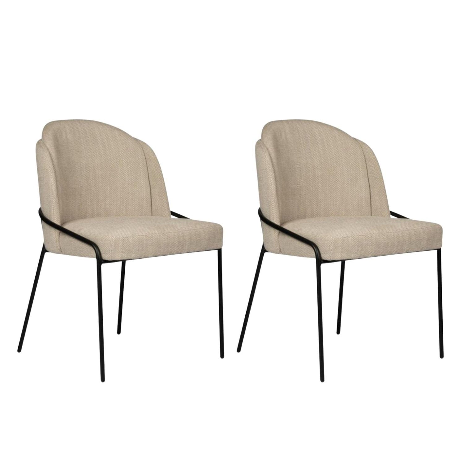 2er - Set Esszimmerstühle Fjord - Beige8719172855456Esszimmerstuhl