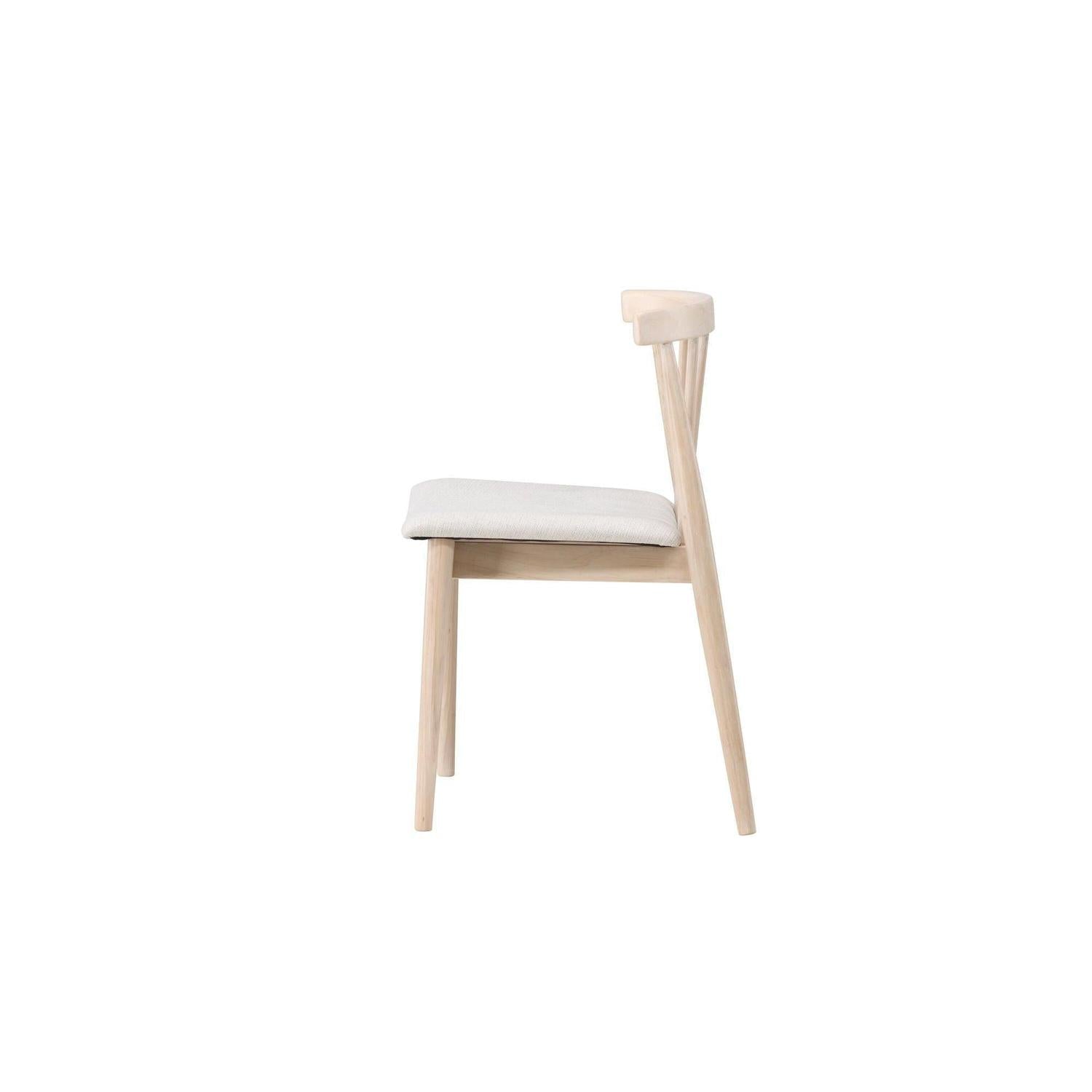 2er-Set Esszimmerstühle Flora - Beige-Esszimmerstuhl-Venture Home-le canapé