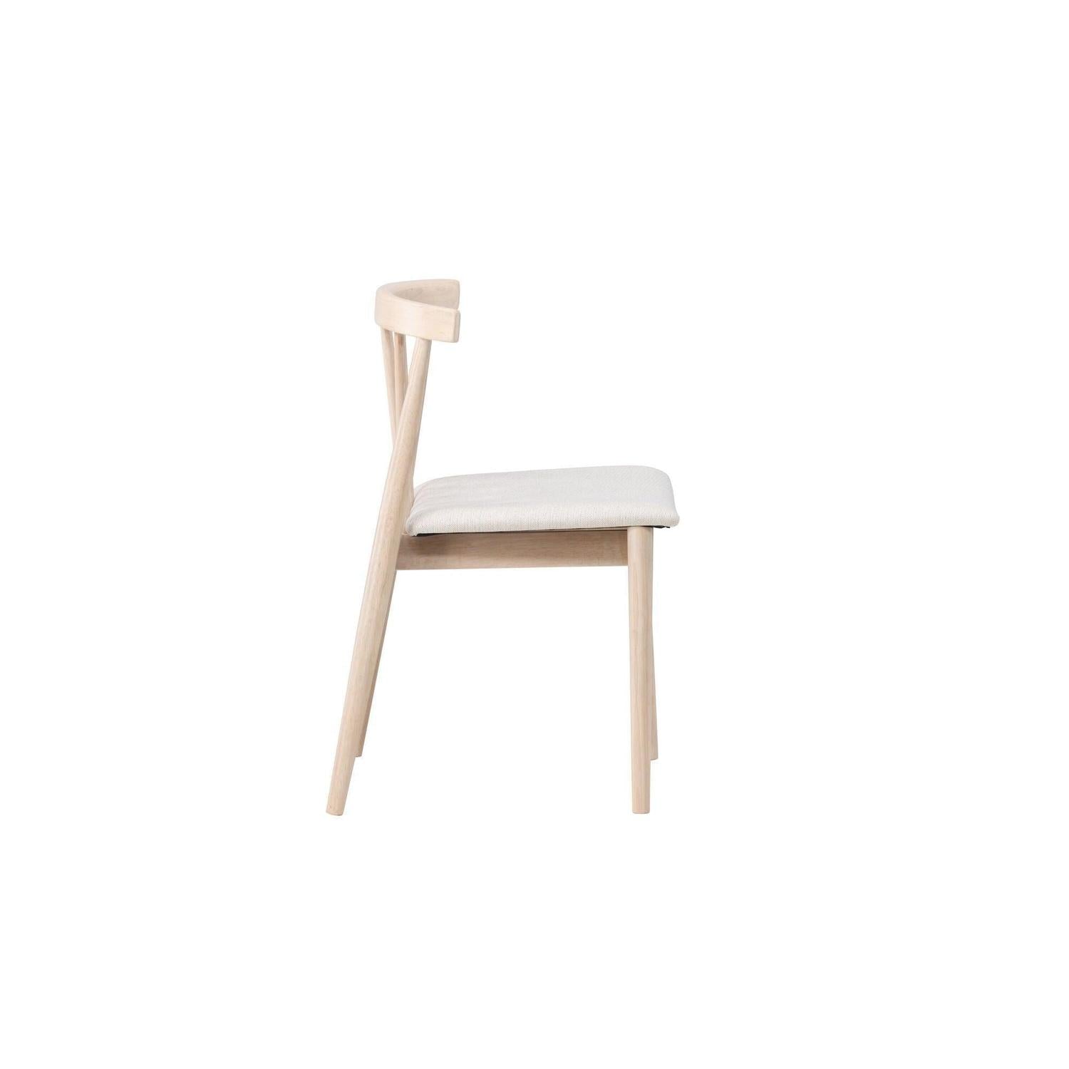 2er-Set Esszimmerstühle Flora - Beige-Esszimmerstuhl-Venture Home-le canapé