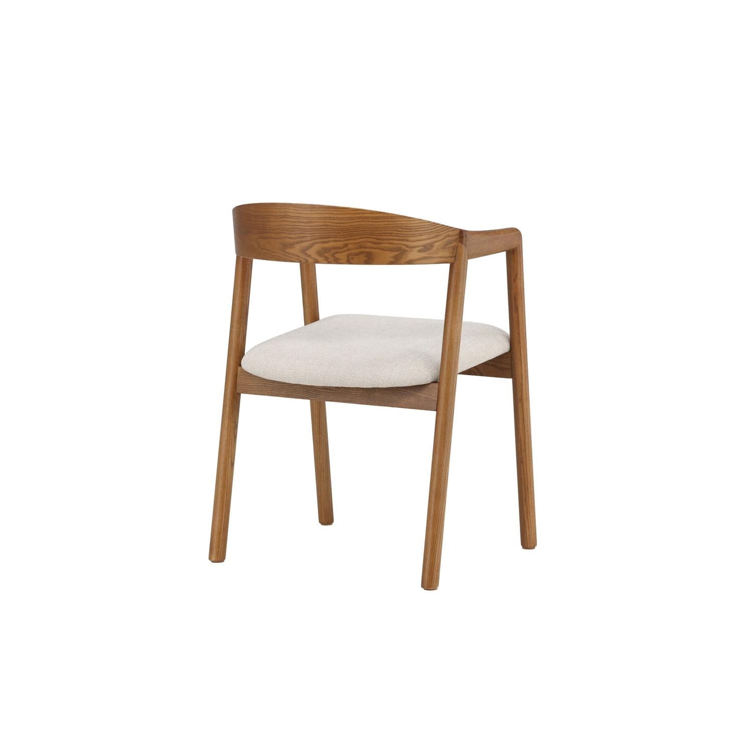 2er-Set Esszimmerstühle Langön - Braun/Beige-Holzstühle-Vind-le canapé