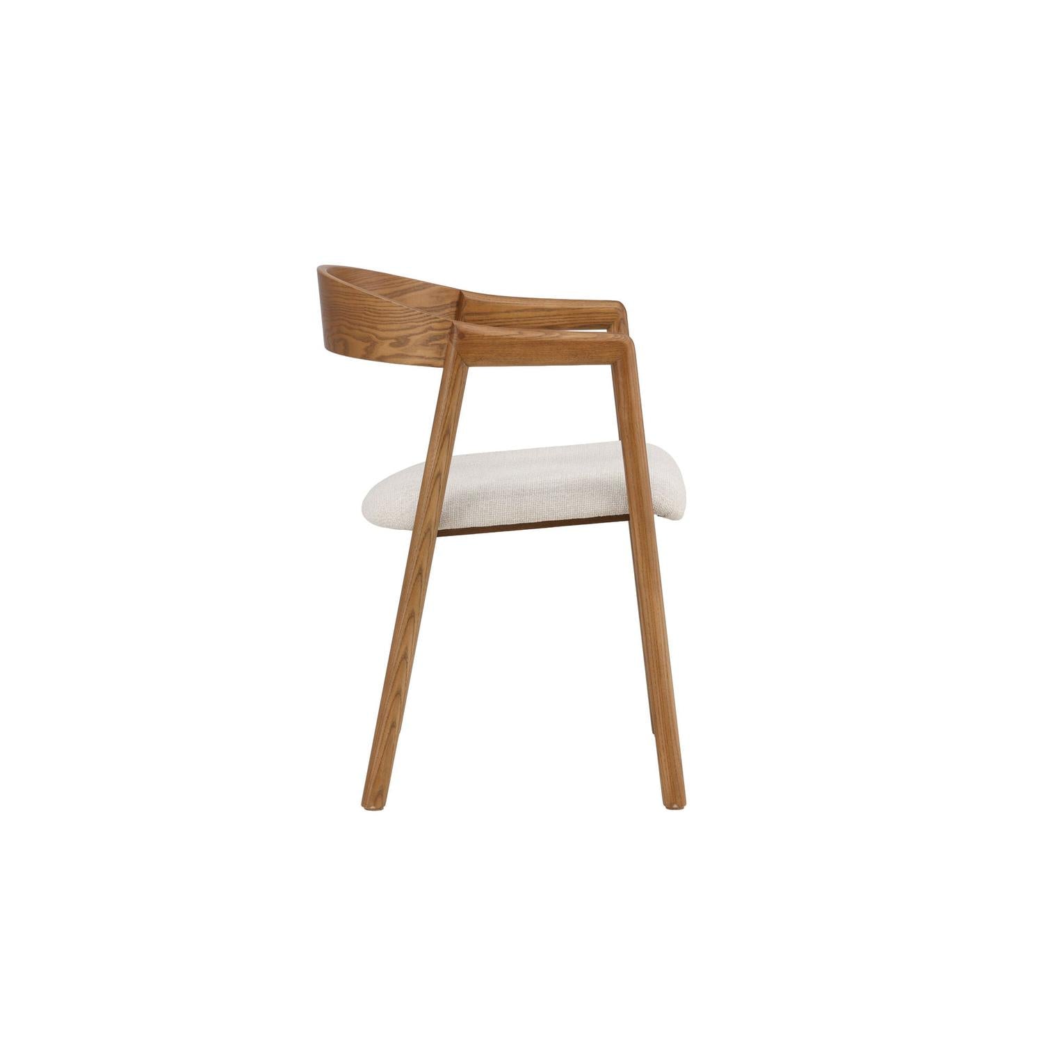 2er-Set Esszimmerstühle Langön - Braun/Beige-Holzstühle-Vind-le canapé