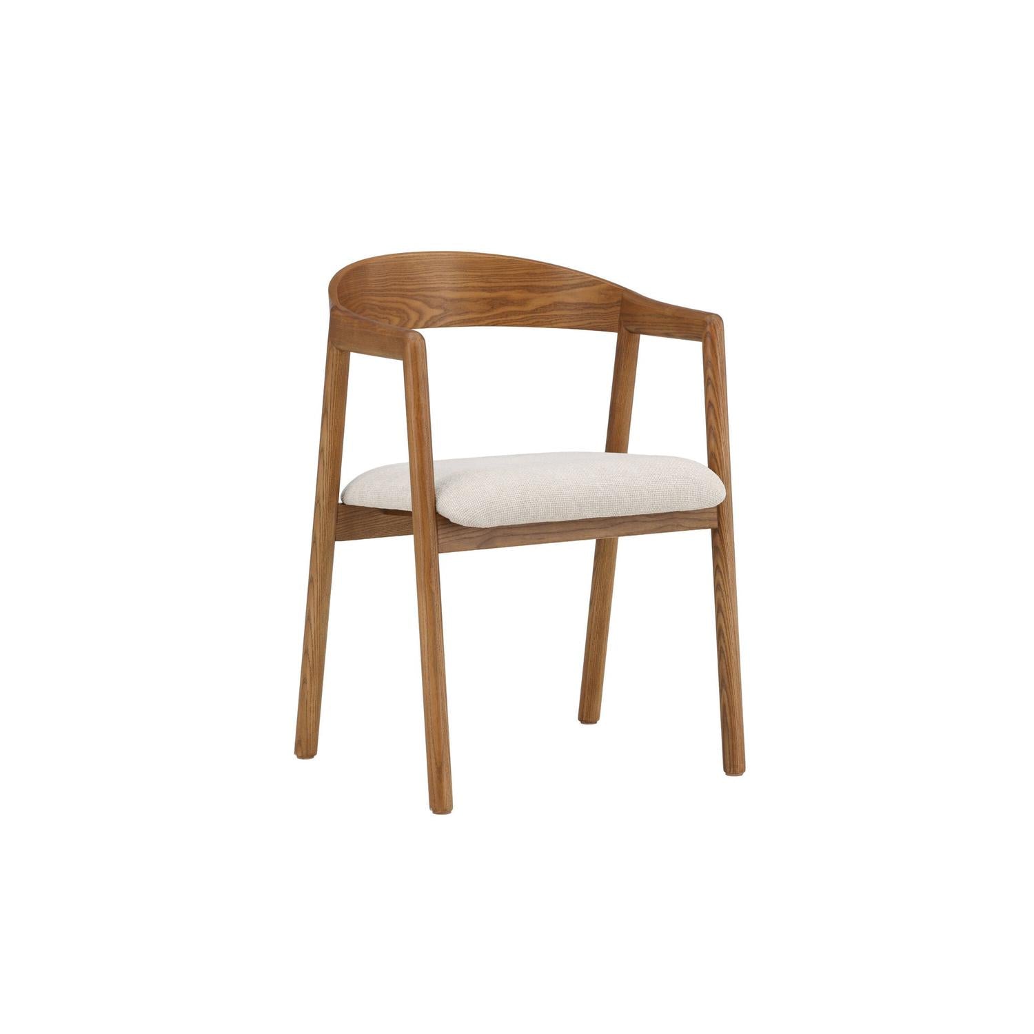 2er-Set Esszimmerstühle Langön - Braun/Beige-Holzstühle-Vind-le canapé