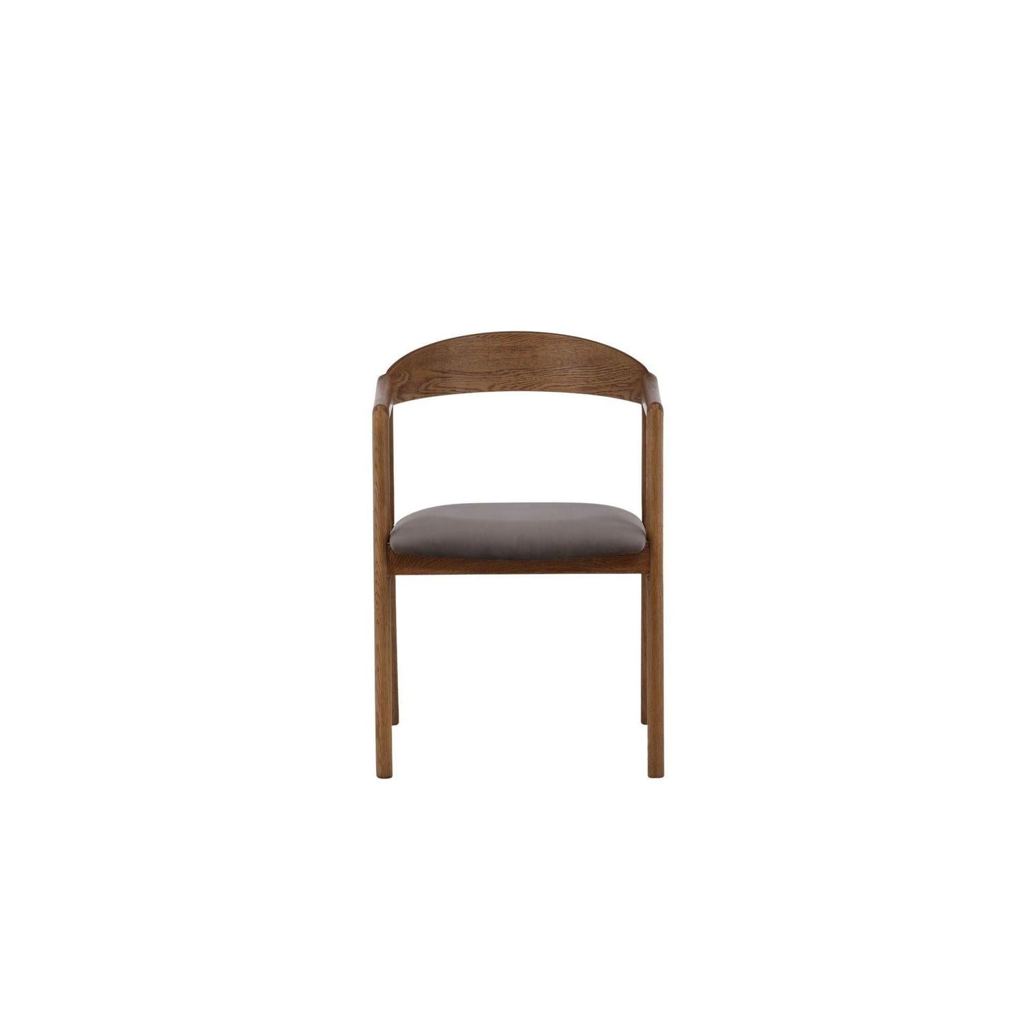 2er-Set Esszimmerstühle Langön - Braun/Grau-Holzstühle-Vind-le canapé