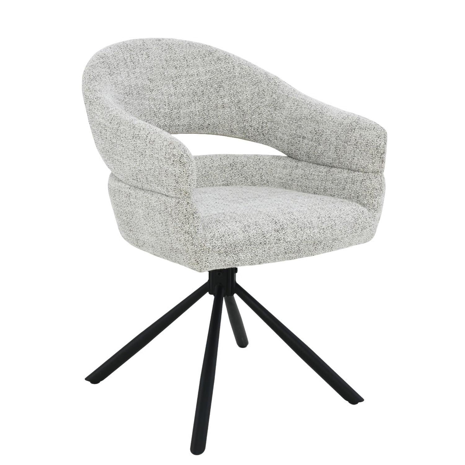 2er-Set Esszimmerstühle Linn - Hellgrau-Esszimmerstühle-Livingfurn-le canapé