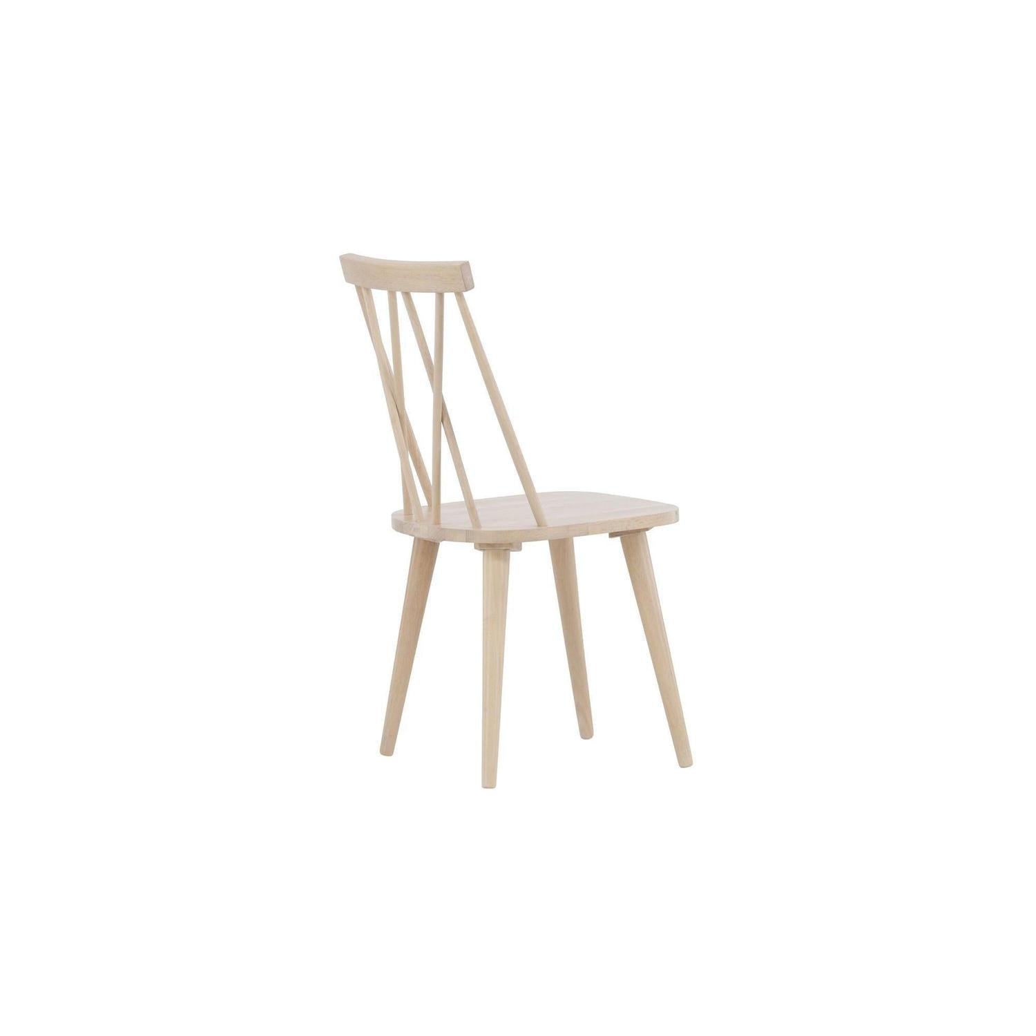 2er-Set Esszimmerstühle Mariette aus Gummibaumholz - Whitewash-Holzstühle-Venture Home-le canapé