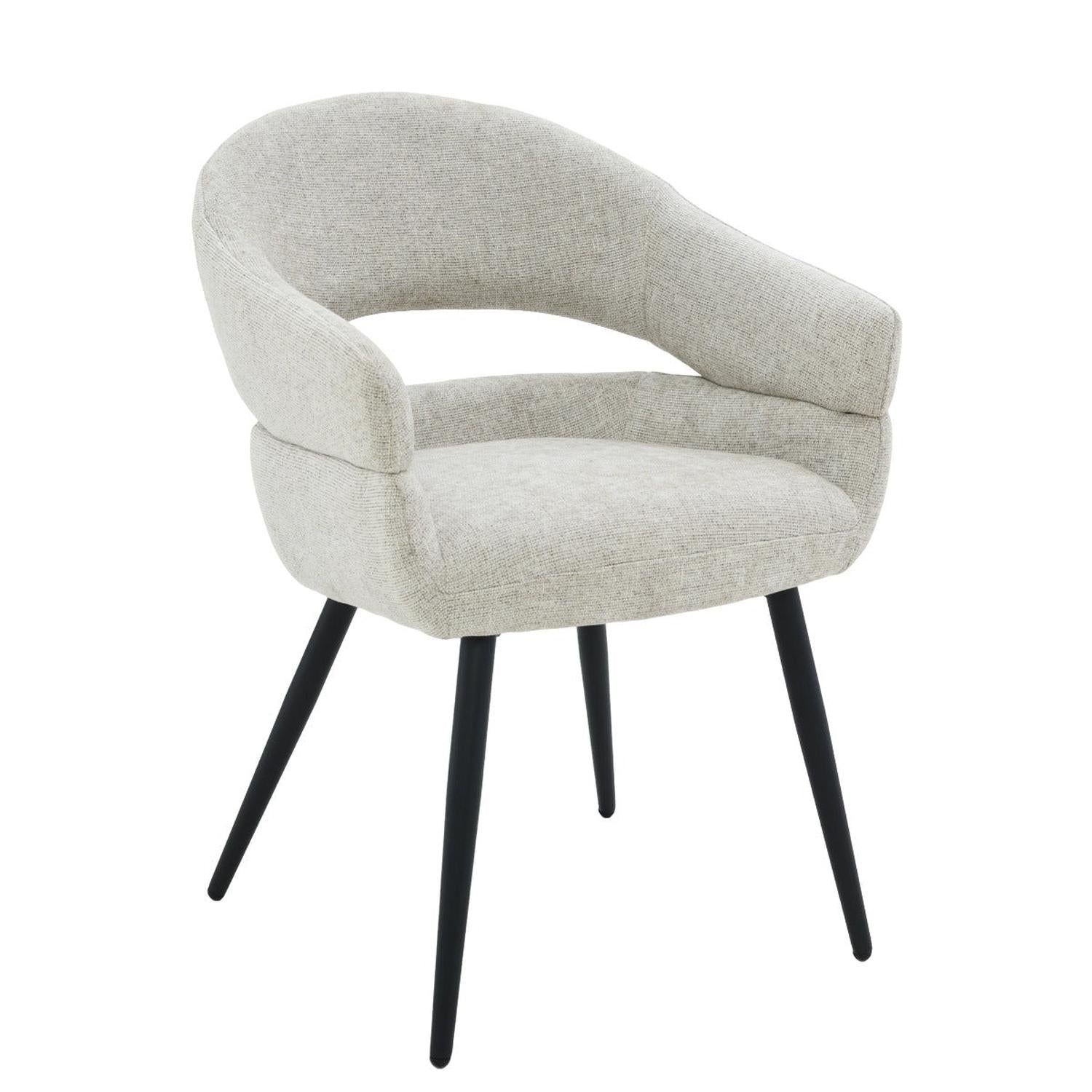 2er-Set Esszimmerstühle Megan - Beige-Esszimmerstühle-Livingfurn-le canapé