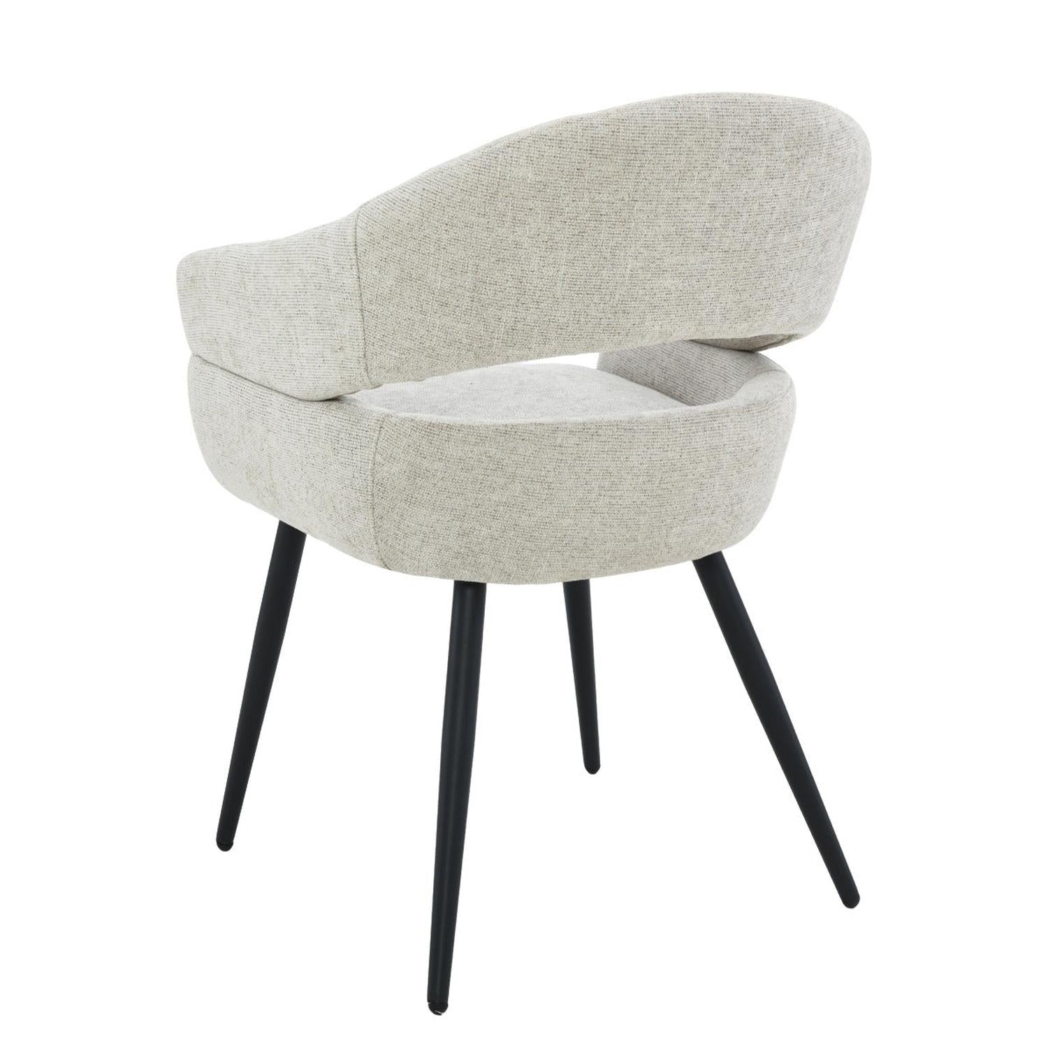 2er-Set Esszimmerstühle Megan - Beige-Esszimmerstühle-Livingfurn-le canapé