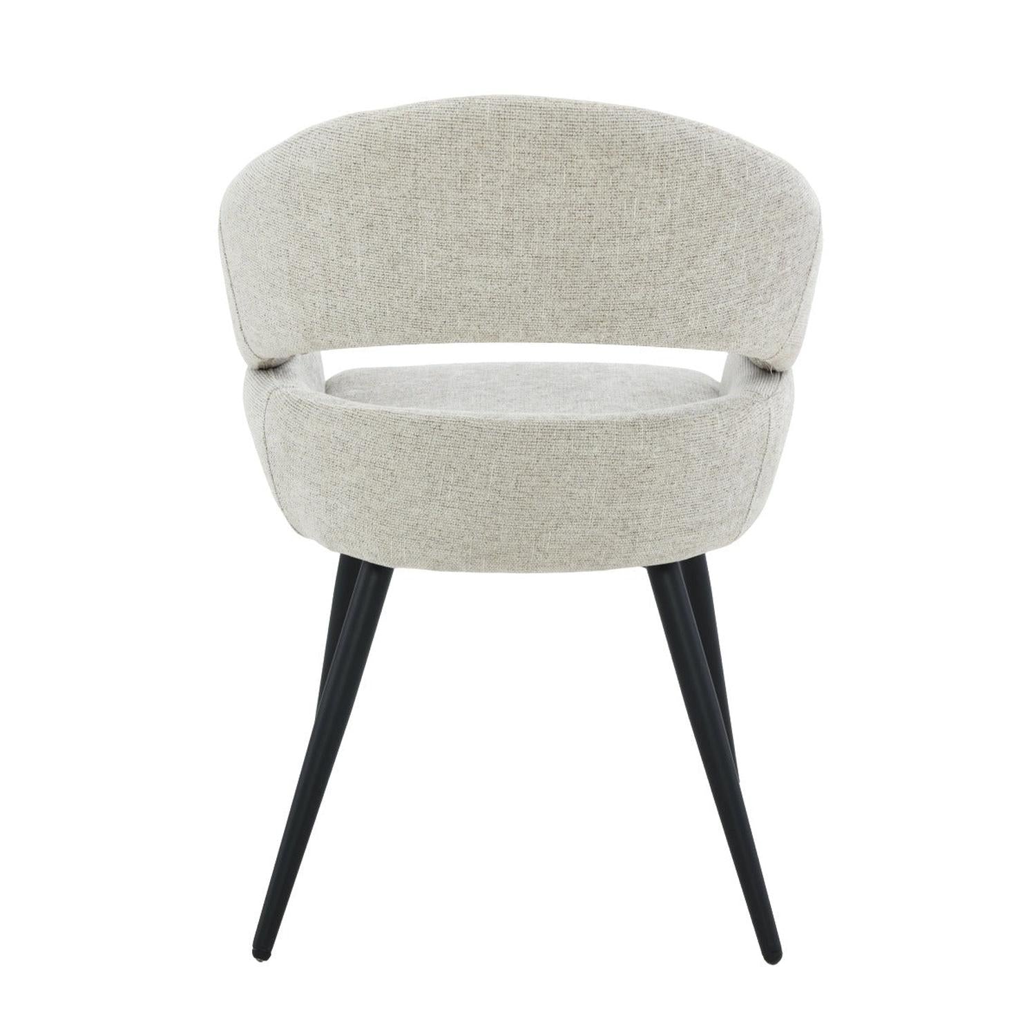 2er-Set Esszimmerstühle Megan - Beige-Esszimmerstühle-Livingfurn-le canapé