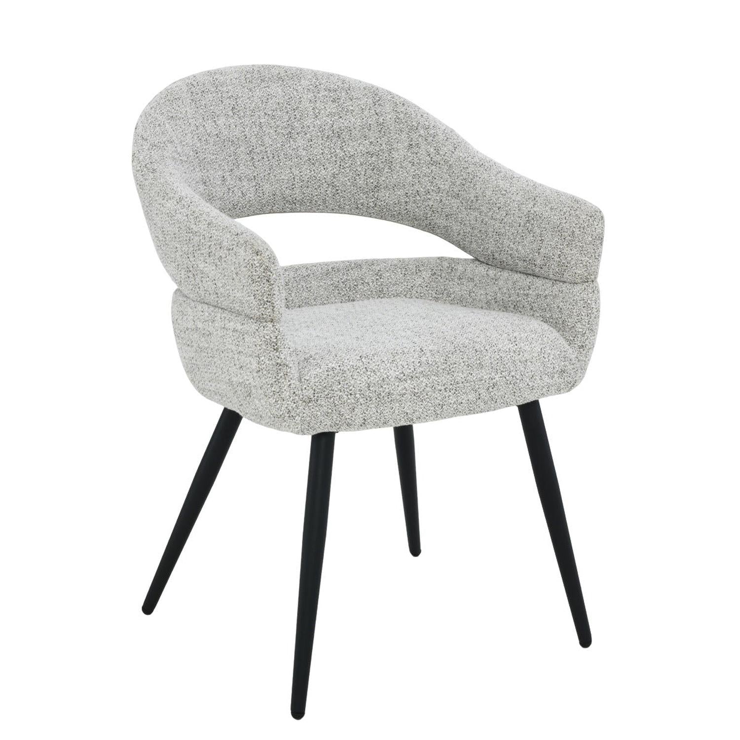 2er-Set Esszimmerstühle Megan - Hellgrau-Esszimmerstühle-Livingfurn-le canapé