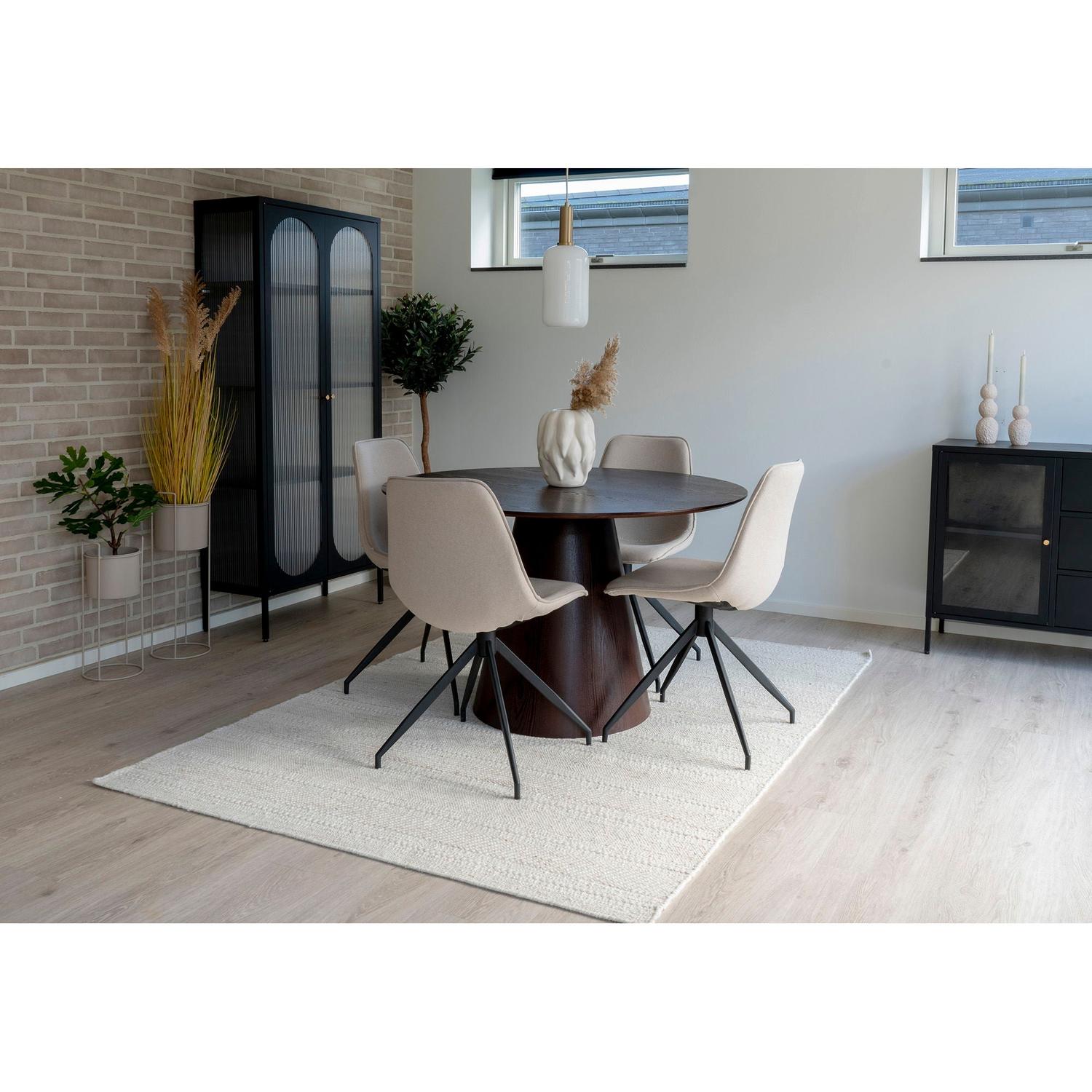 2er-Set Esszimmerstühle Monaco mit Drehfunktion - Sand-Esszimmerstühle-House Nordic-le canapé