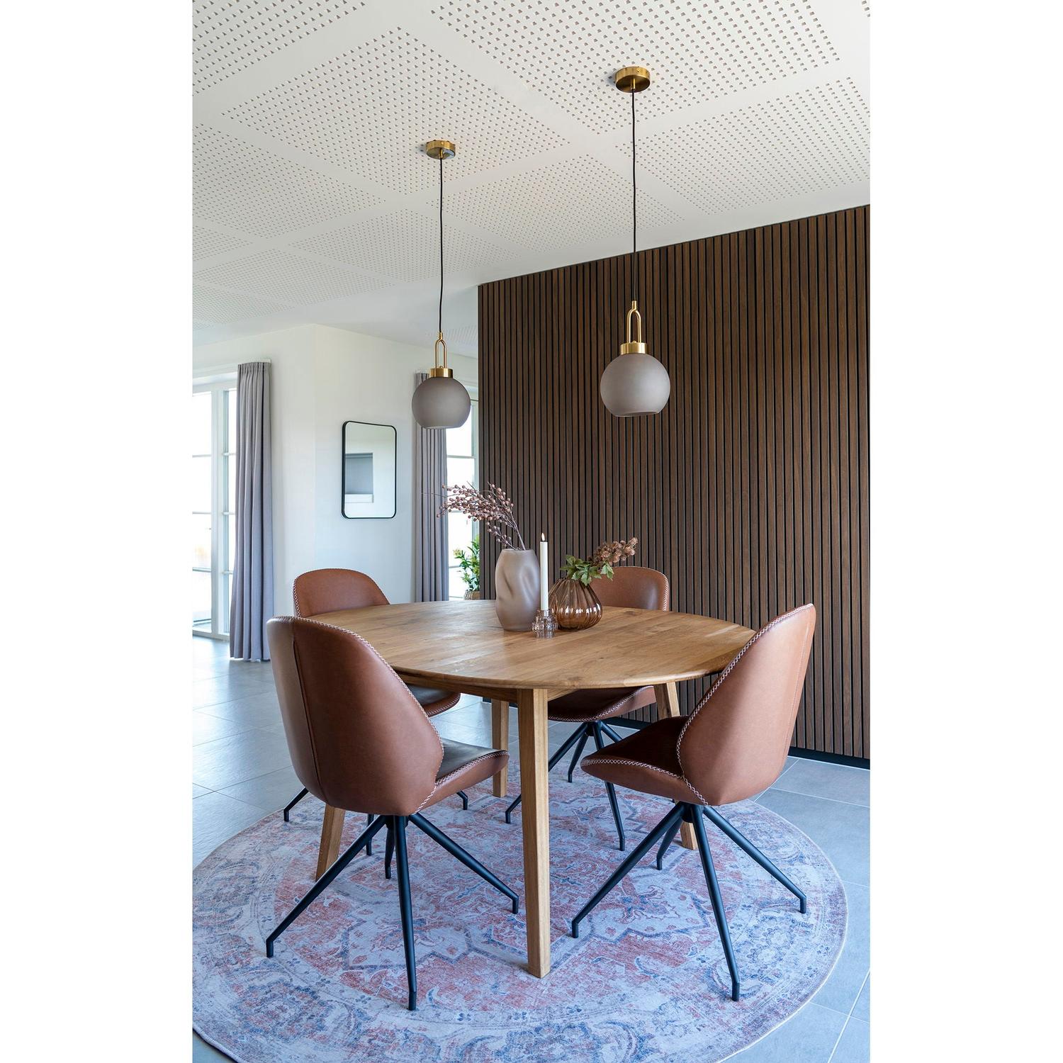 2er-Set Esszimmerstühle Monte Carlo drehbar - Braun-Esszimmerstühle-House Nordic-le canapé