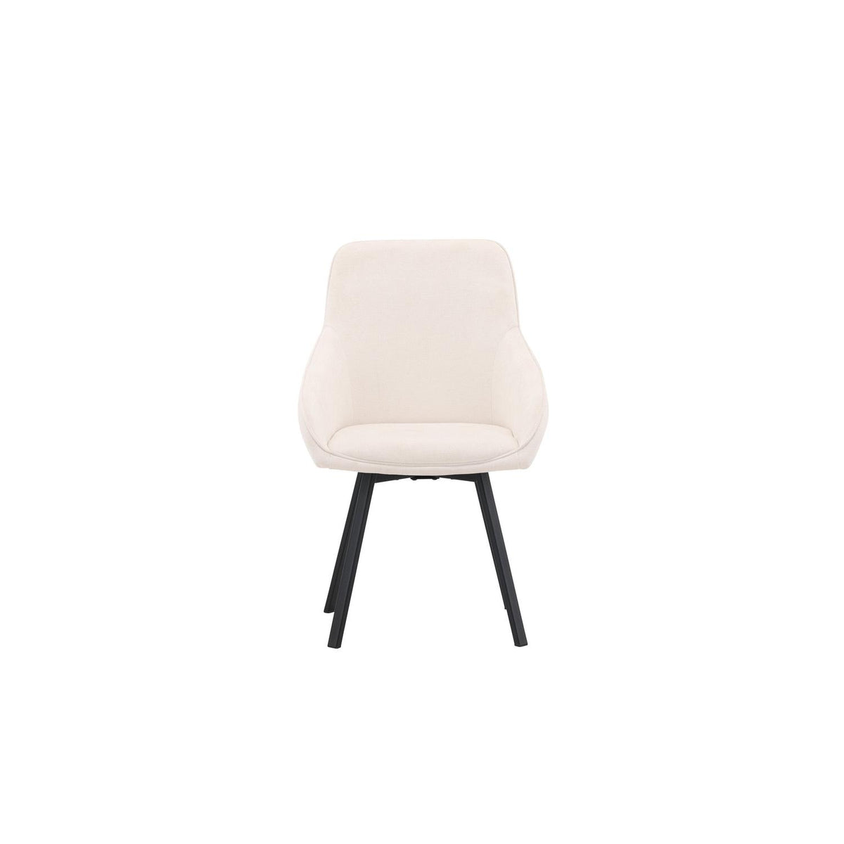 2er-Set Esszimmerstühle Rosie drehbar - Beige-Esszimmerstühle-Venture Home-le canapé