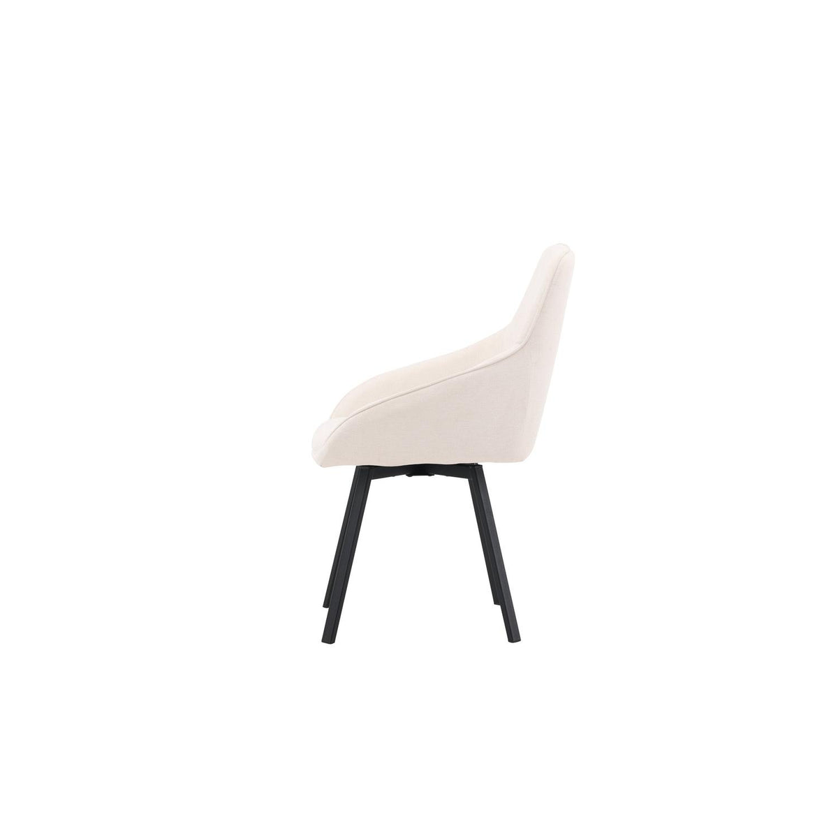 2er-Set Esszimmerstühle Rosie drehbar - Beige-Esszimmerstühle-Venture Home-le canapé