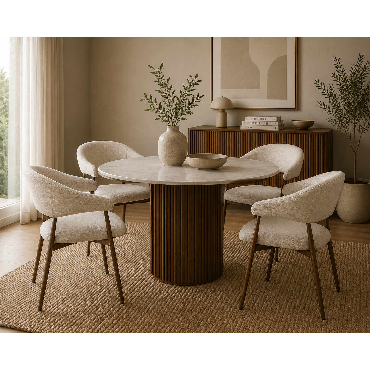 2er-Set Esszimmerstühle Scandi - Beige-Esszimmerstühle-Pole to Pole-le canapé