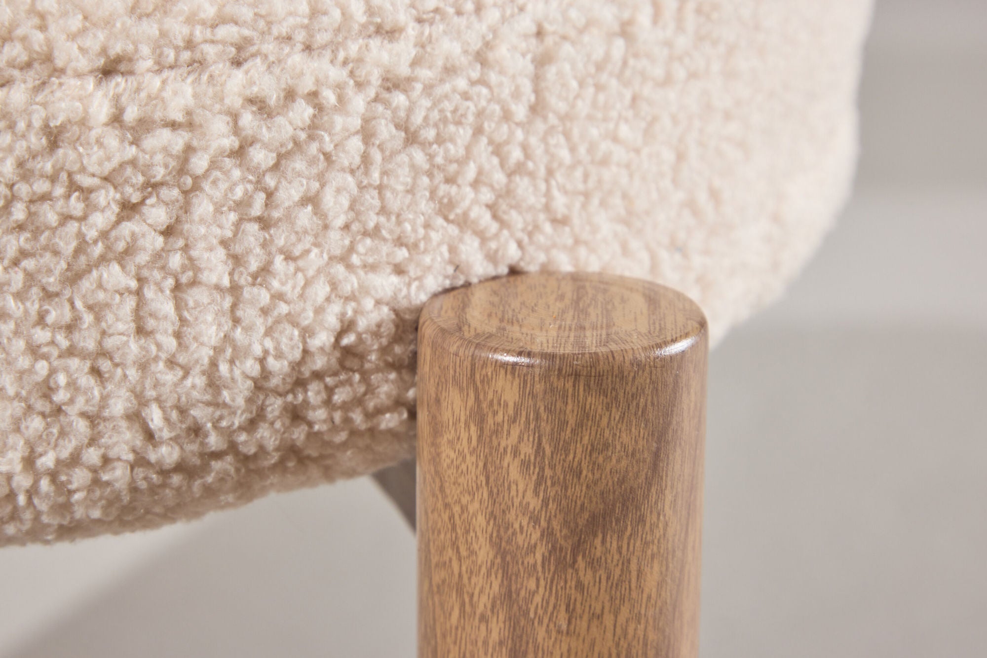 2er-Set Esszimmerstühle Tillo aus Teddy Bouclé - Weiß-Esszimmerstuhl-Venture Home-le canapé