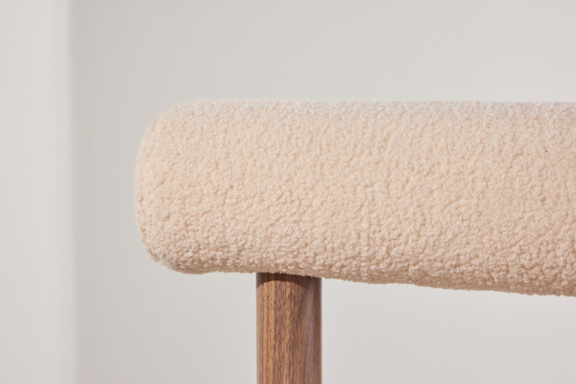 2er-Set Esszimmerstühle Tillo aus Teddy Bouclé - Weiß-Esszimmerstuhl-Venture Home-le canapé