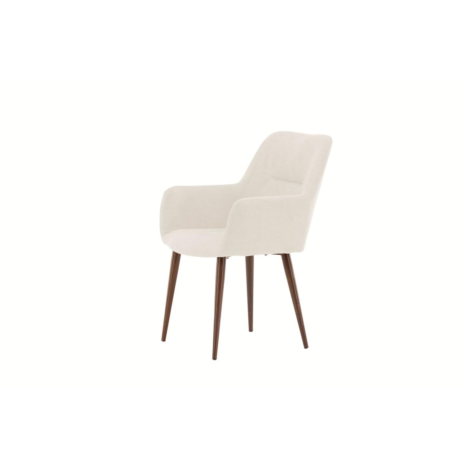 2er-Set Esszimmerstühle Tomorrow aus Leinen - Beige-Esszimmerstühle-Venture Home-le canapé