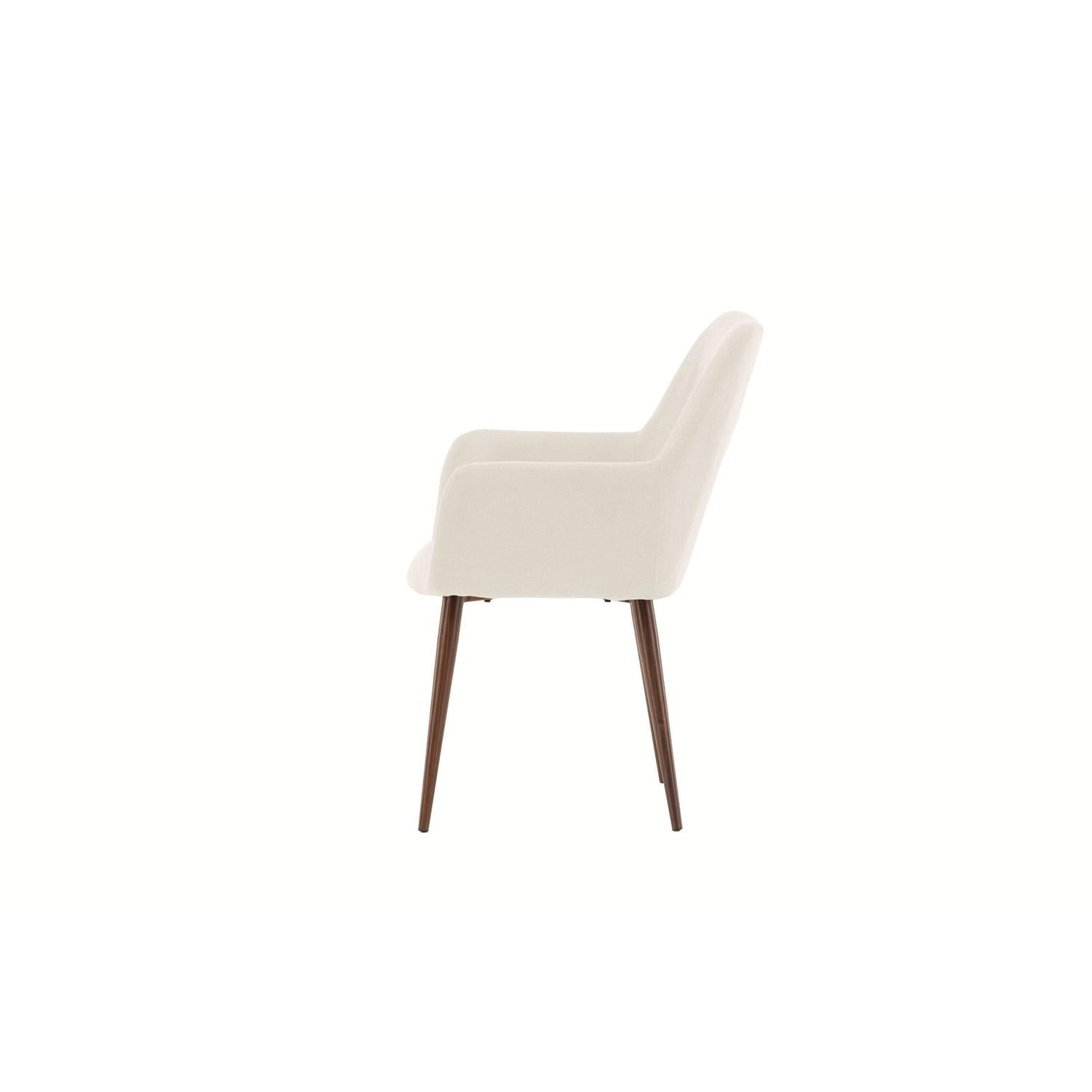 2er-Set Esszimmerstühle Tomorrow aus Leinen - Beige-Esszimmerstühle-Venture Home-le canapé