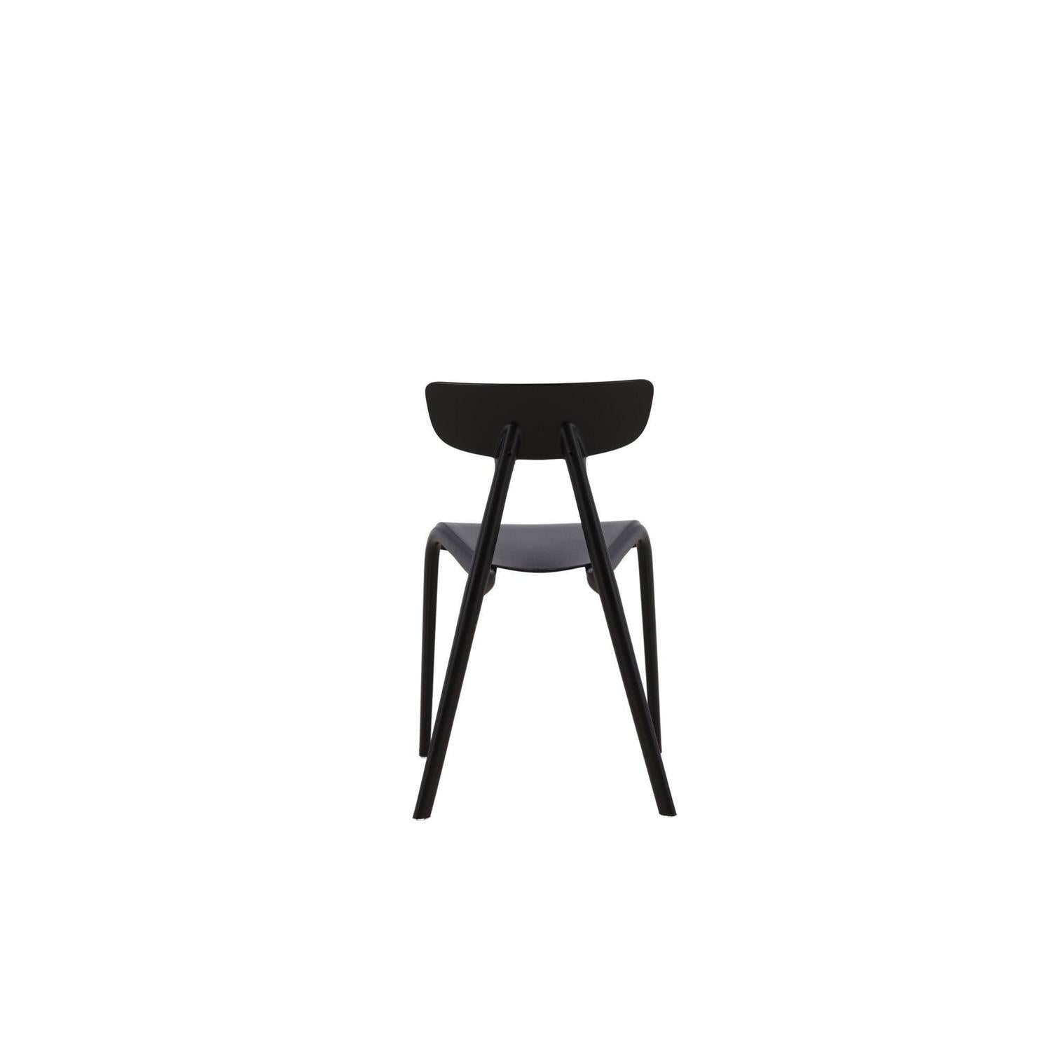 2er-Set Esszimmerstühle Ursholmen aus Kunststoff - Schwarz-Kunststoffstühle-Venture Home-le canapé