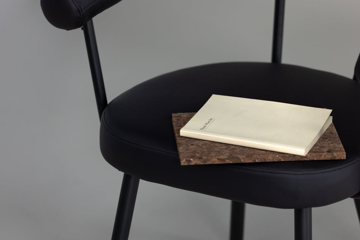 2er-Set Esszimmerstühle Västerås aus Kunstleder mit Kunstlederbezug - Schwarz-Esszimmerstühle-Venture Home-le canapé