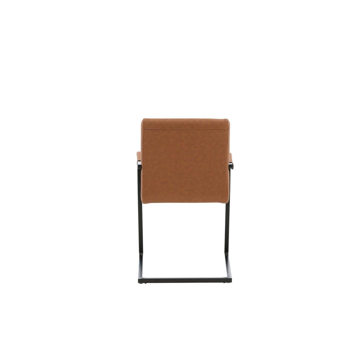 2er-Set Freischwinger Armlehnenstühle Karmstol - Braun-Freischwinger-Venture Home-le canapé
