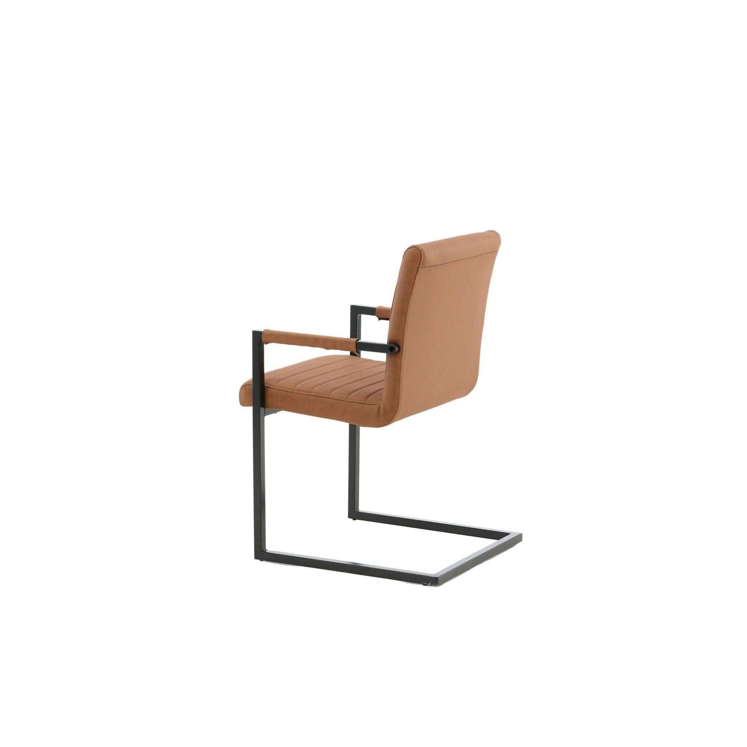 2er-Set Freischwinger Armlehnenstühle Karmstol - Braun-Freischwinger-Venture Home-le canapé