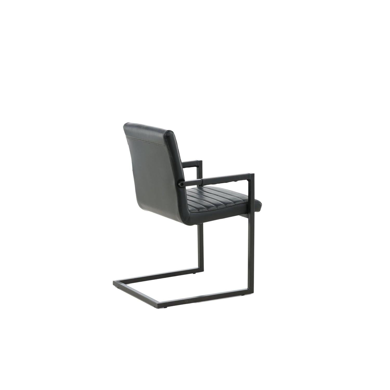 2er-Set Freischwinger Armlehnenstühle Karmstol - Schwarz-Freischwinger-Venture Home-le canapé