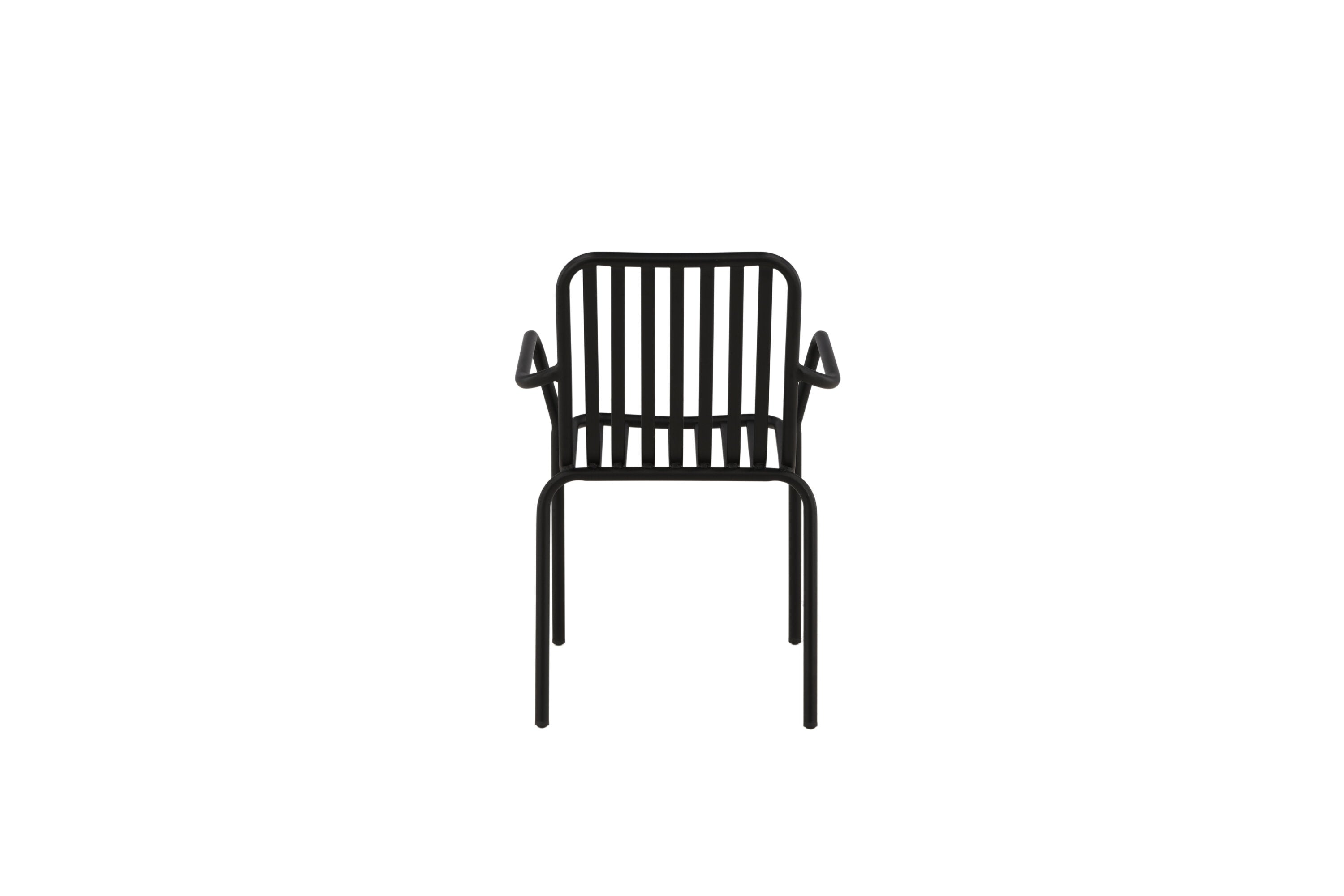 2er-Set Gartenstühle Peking - Schwarz-Outdoor Stühle-Venture Home-le canapé