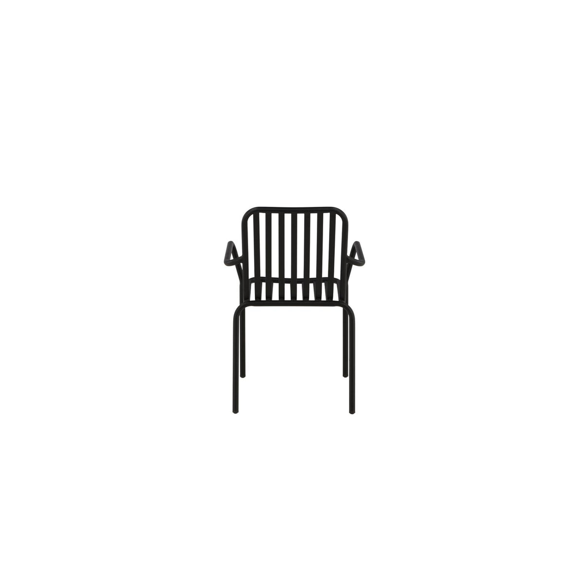 2er-Set Gartenstühle Peking - Schwarz-Outdoor Stühle-Venture Home-le canapé