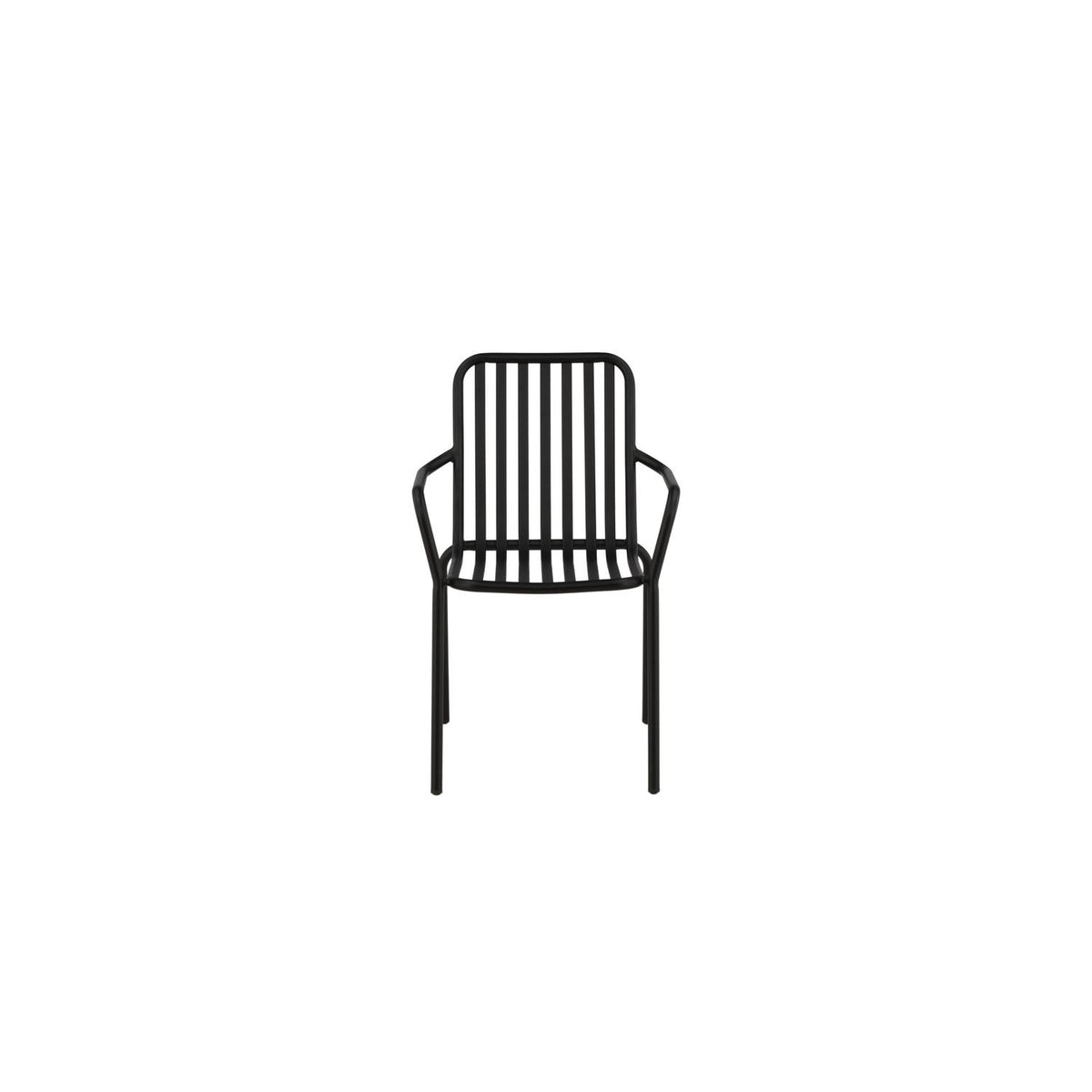 2er-Set Gartenstühle Peking - Schwarz-Outdoor Stühle-Venture Home-le canapé