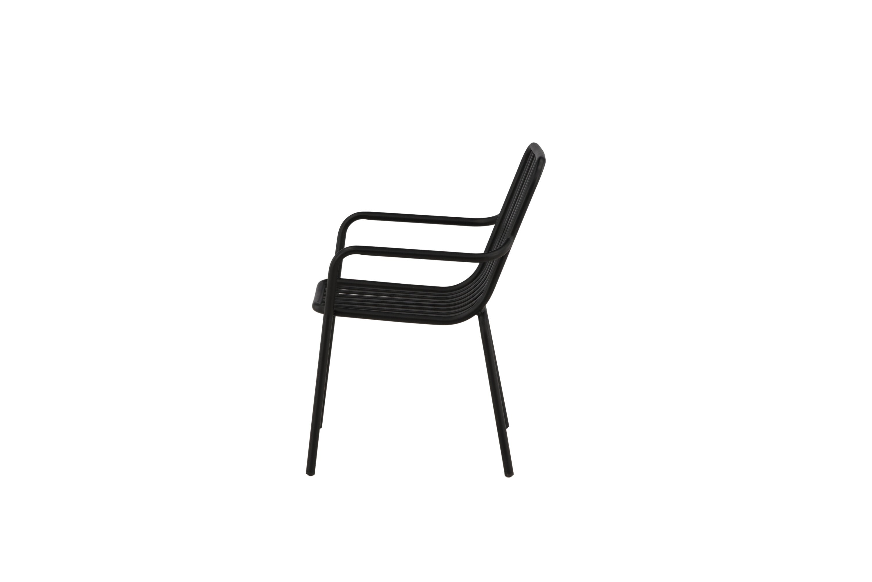 2er-Set Gartenstühle Peking - Schwarz-Outdoor Stühle-Venture Home-le canapé