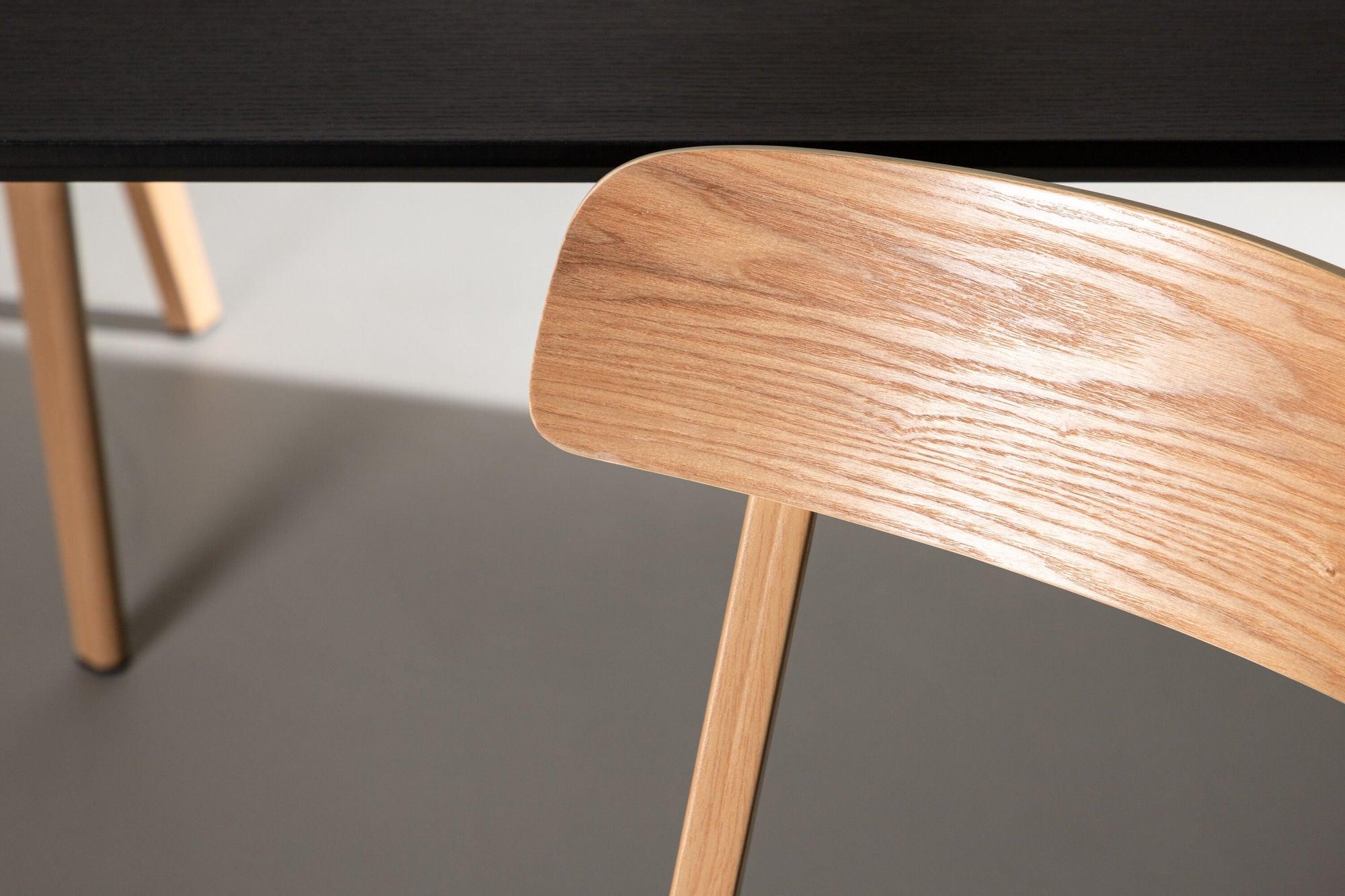 2er-Set Holzstühle Sanjos - Eiche Dekor-Holzstühle-Venture Home-le canapé