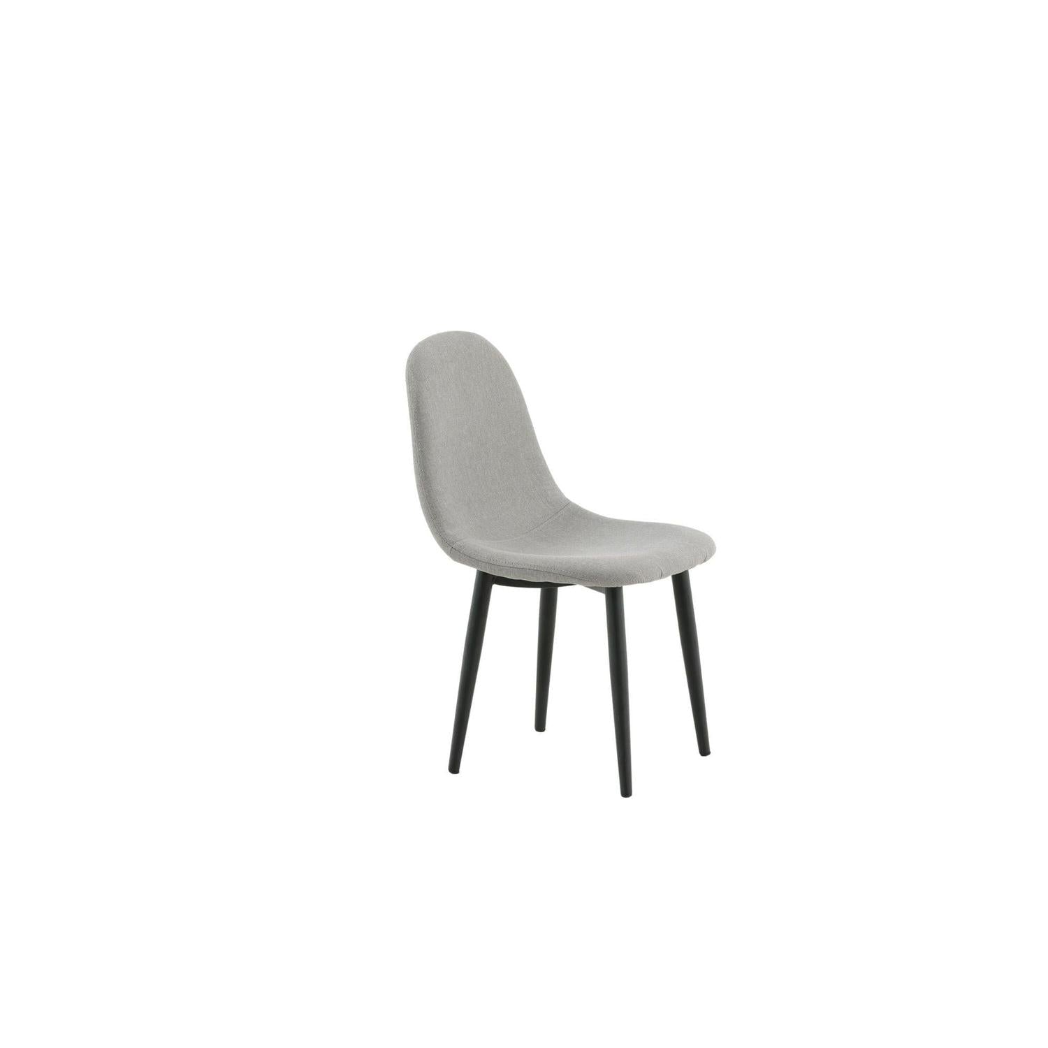 2er-Set Kinderstühle Polar aus Samt - Grau-Kinderstuhl-Venture Home-le canapé