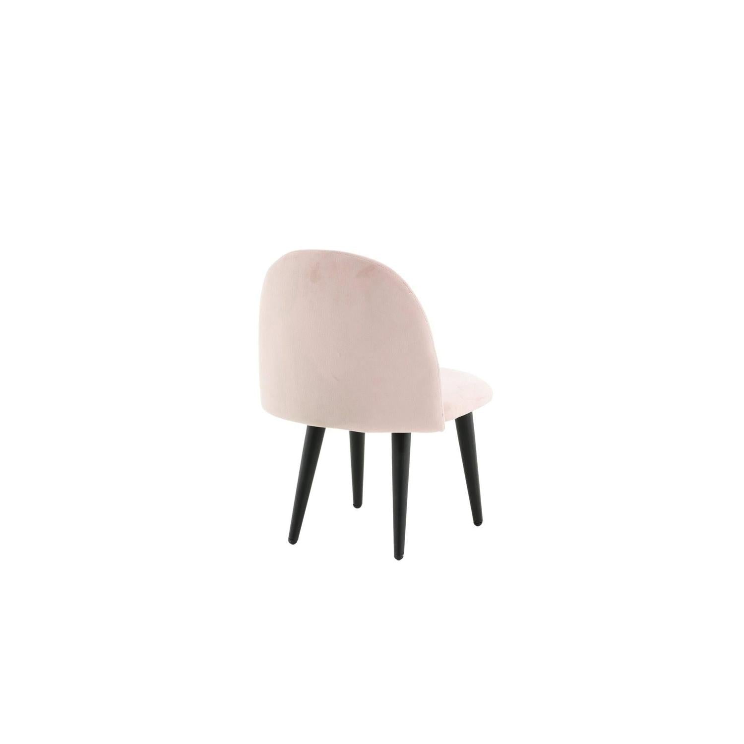 2er-Set Kinderstühle XXS aus Samt - Rosa-Kinderstühle-Venture Home-le canapé