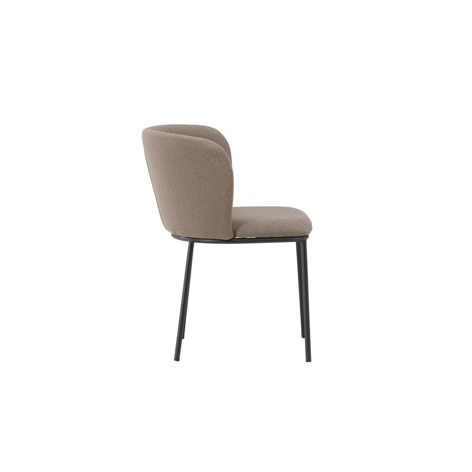 2er-Set Polsterstühle Edina aus Leinen - Braun-Polsterstühle-Venture Home-le canapé