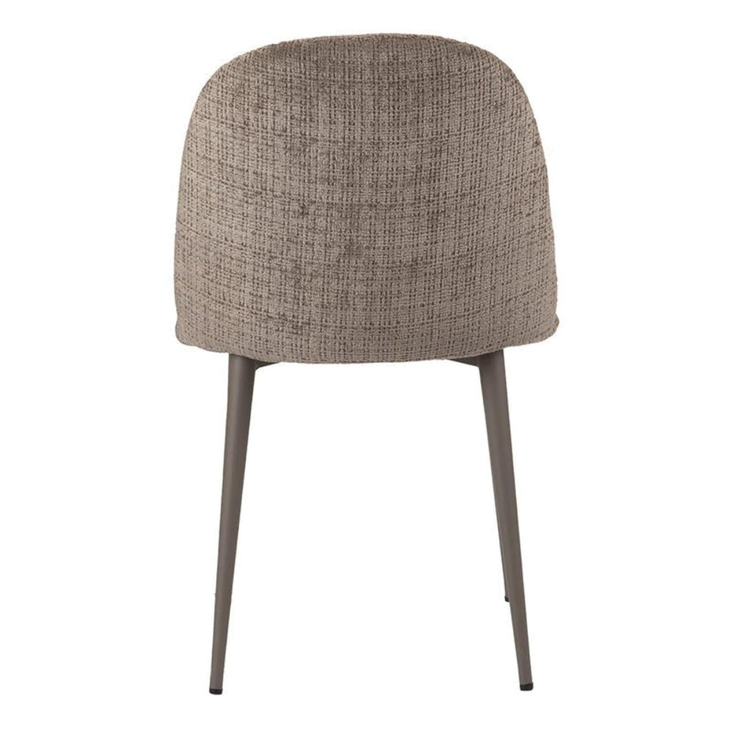 2er-Set Polsterstühle Egg - Dunkelbraun-Polsterstühle-Pole To Pole-le canapé