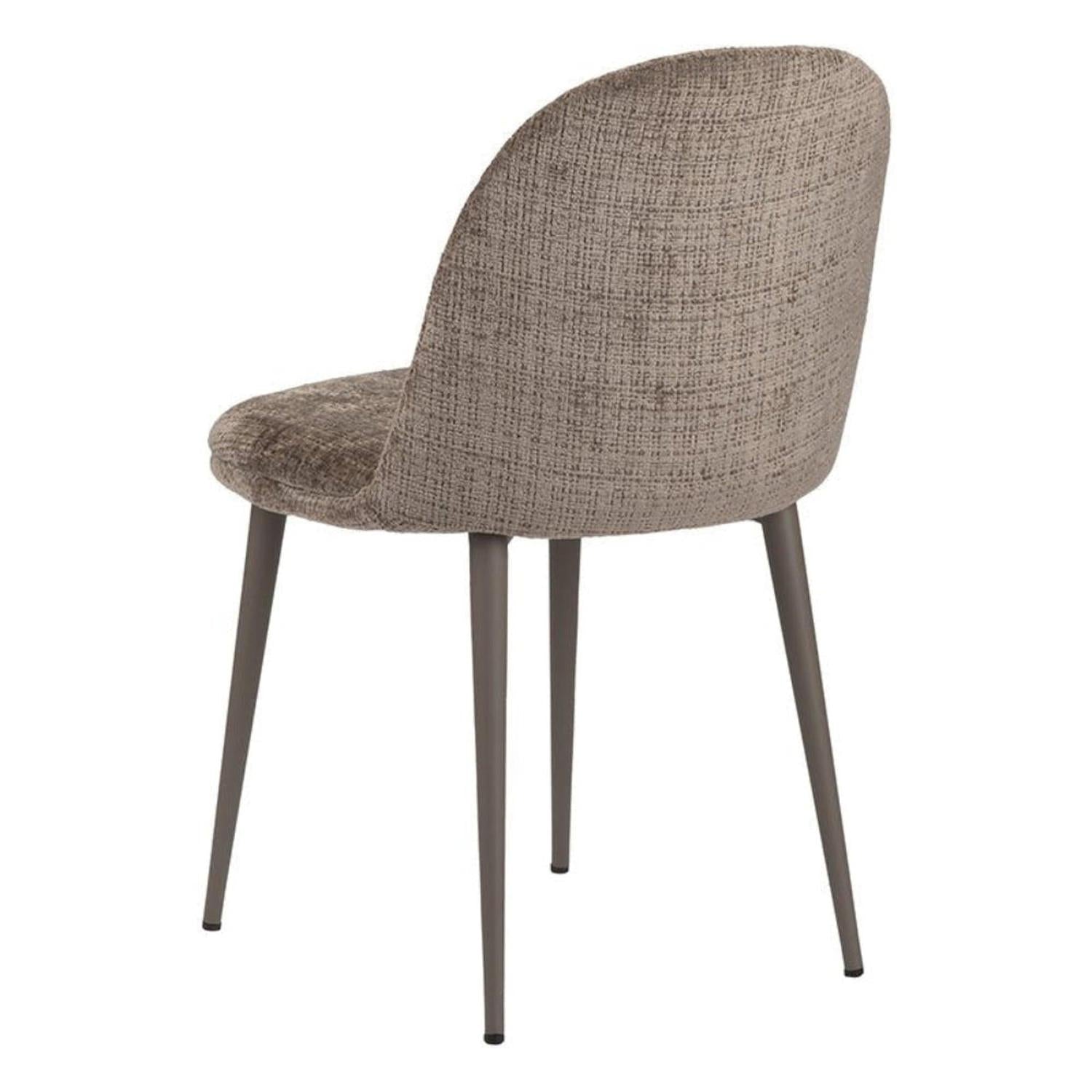 2er-Set Polsterstühle Egg - Dunkelbraun-Polsterstühle-Pole To Pole-le canapé