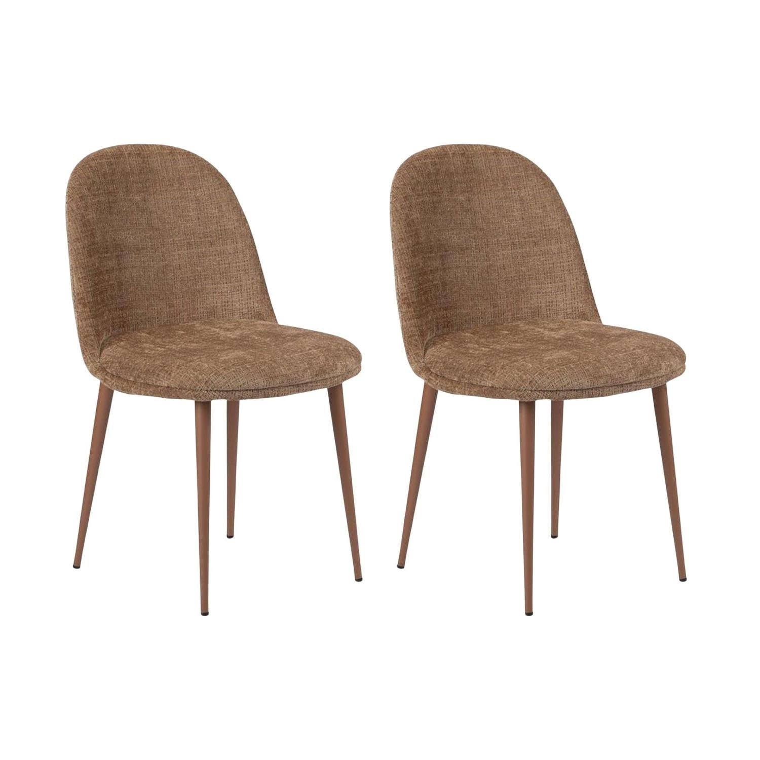 2er-Set Polsterstühle Egg - Karamell-Polsterstühle-Pole To Pole-le canapé