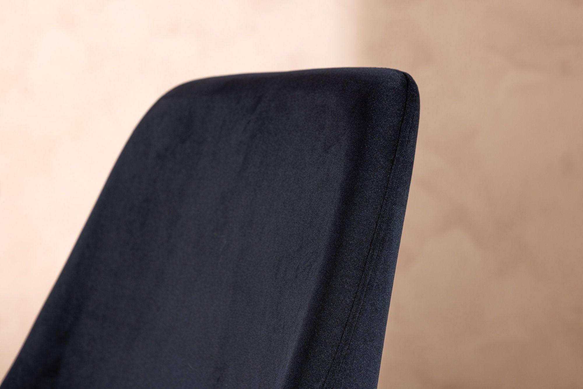 2er-Set Polsterstühle Night aus Samt - Schwarz-Polsterstühle-Venture Home-le canapé