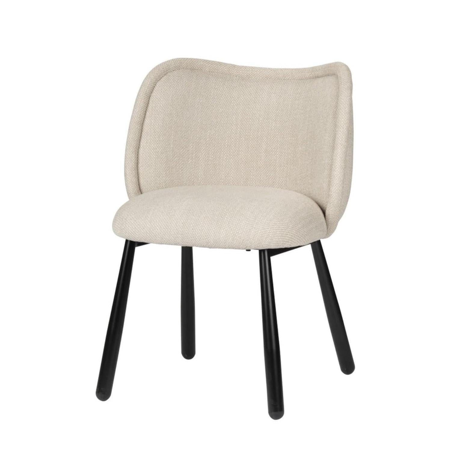 2er-Set Polsterstühle Panda - Beige-Polsterstühle-Pole to Pole-le canapé