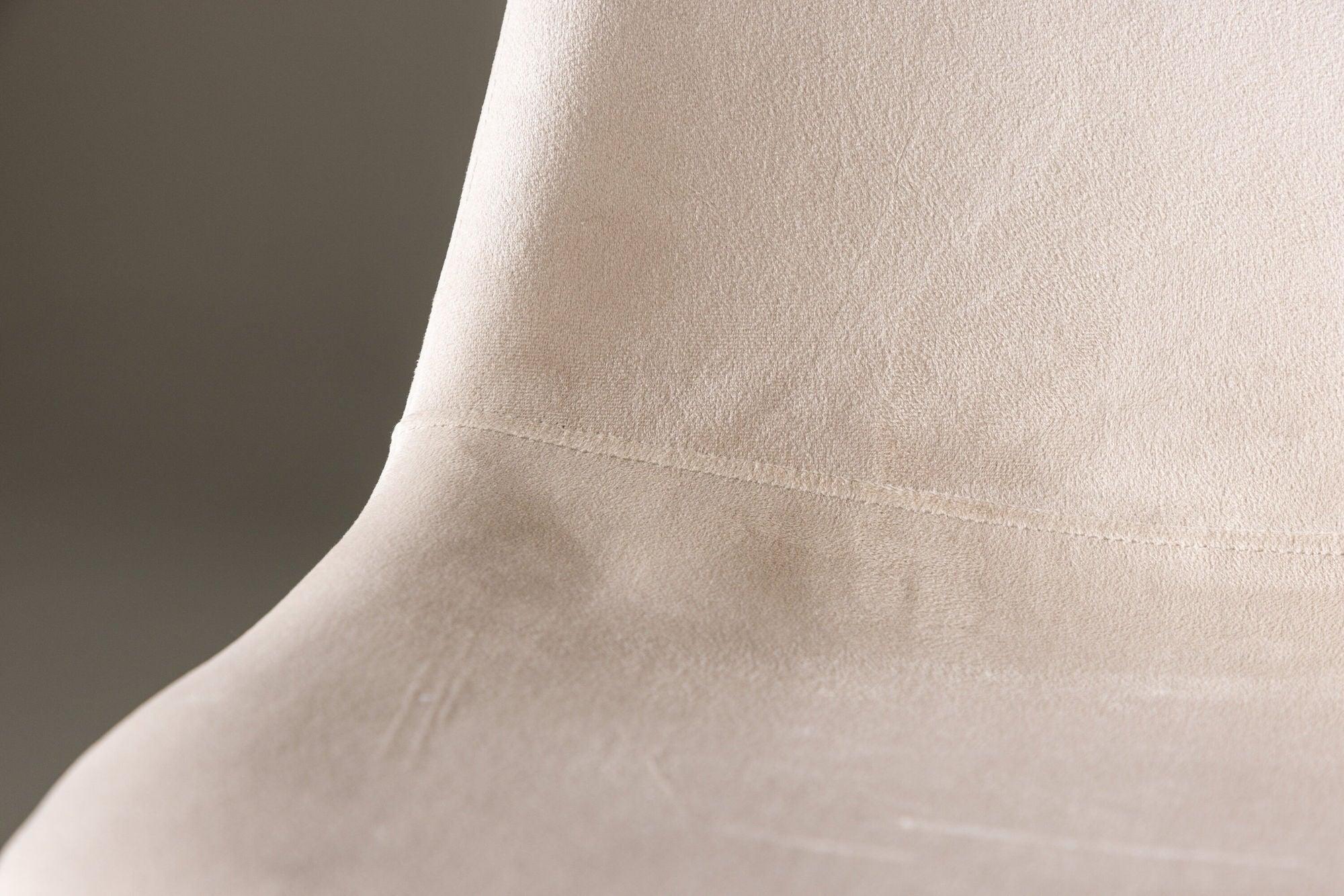 2er-Set Polsterstühle Polar aus Samt - Beige-Polsterstühle-Venture Home-le canapé