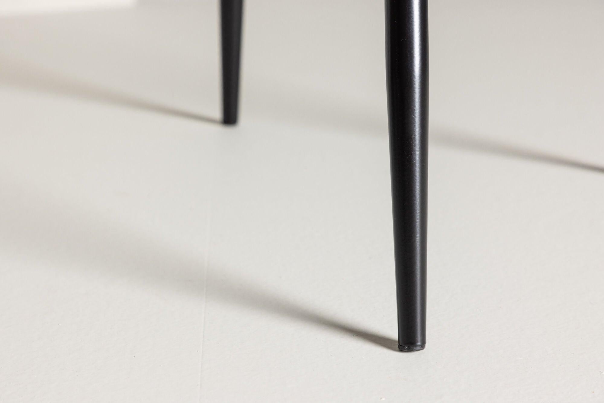 2er-Set Polsterstühle Polar aus Samt - Schwarz-Polsterstühle-Venture Home-le canapé