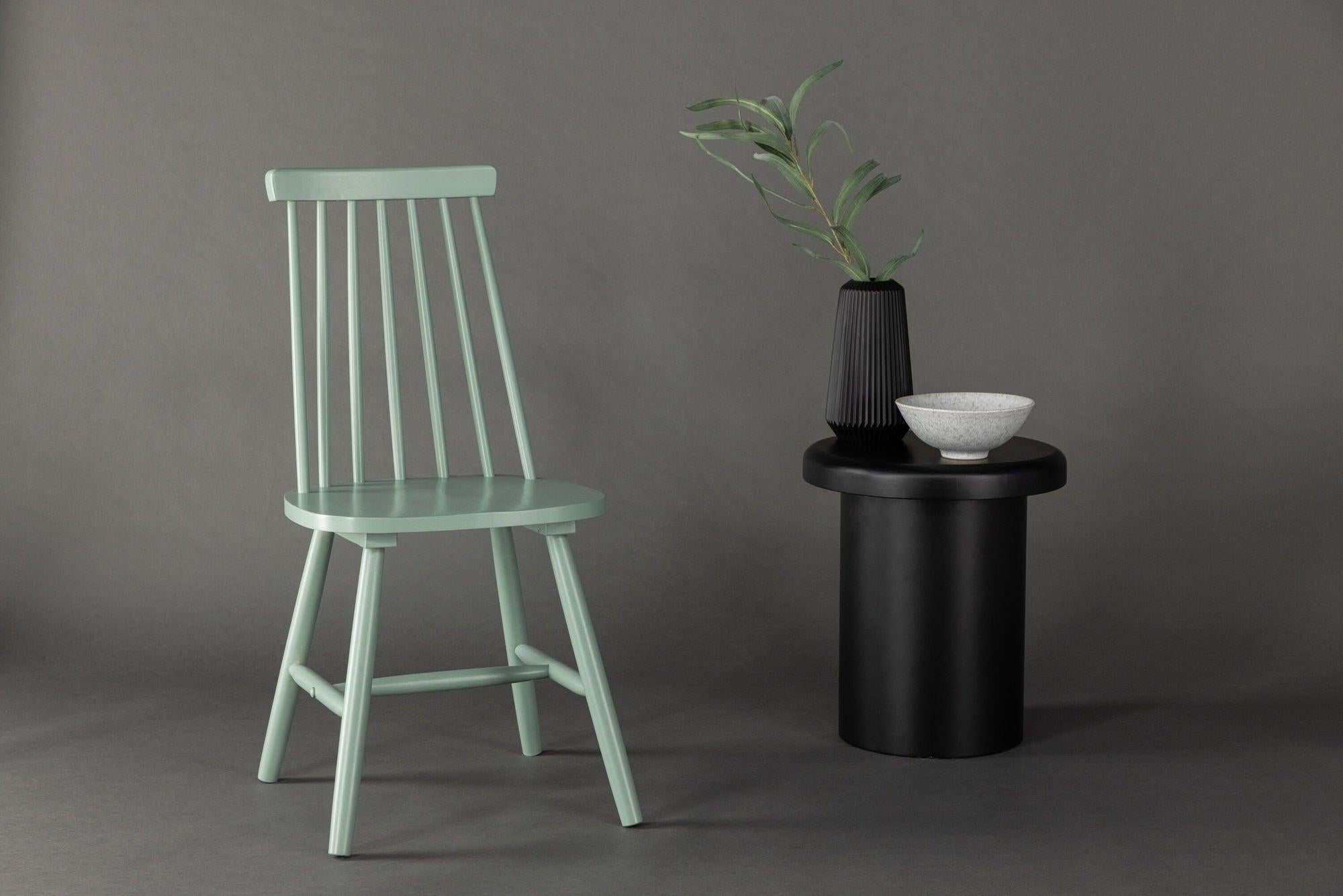 2er-Set Stühle Lönneberga aus Gummibaumholz - Grün-Holzstühle-Venture Home-le canapé