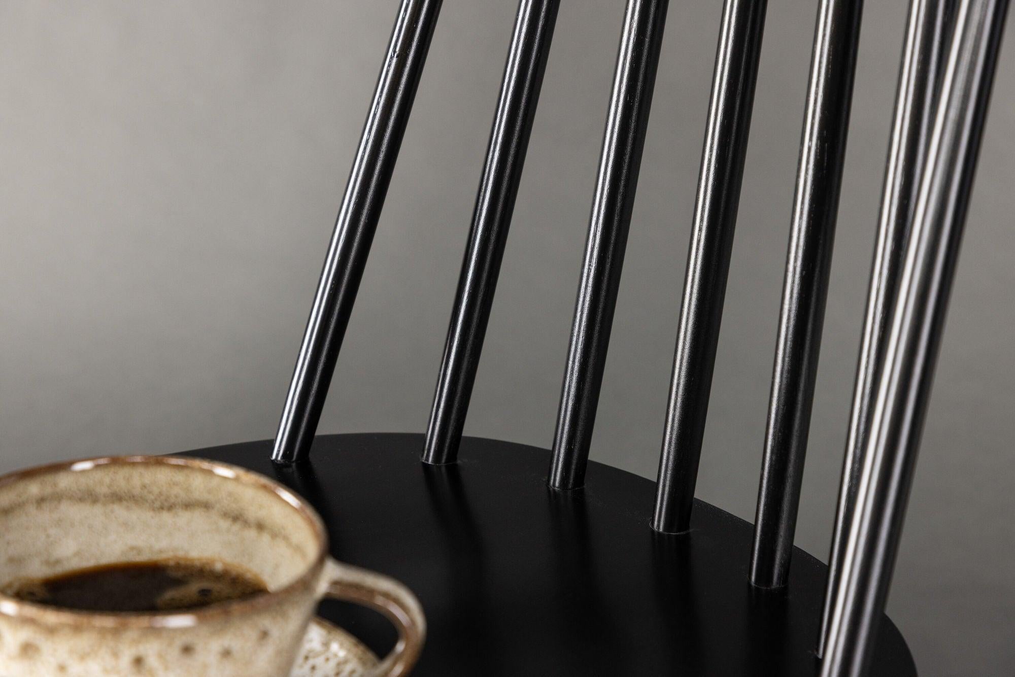 2er-Set Stühle Lönneberga aus Gummibaumholz - Schwarz-Holzstühle-Venture Home-le canapé