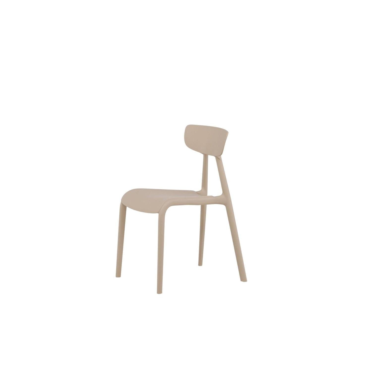 2er-Set Stühle Ursholmen aus Polypropylen - Beige-Kunststoffstühle-Venture Home-le canapé