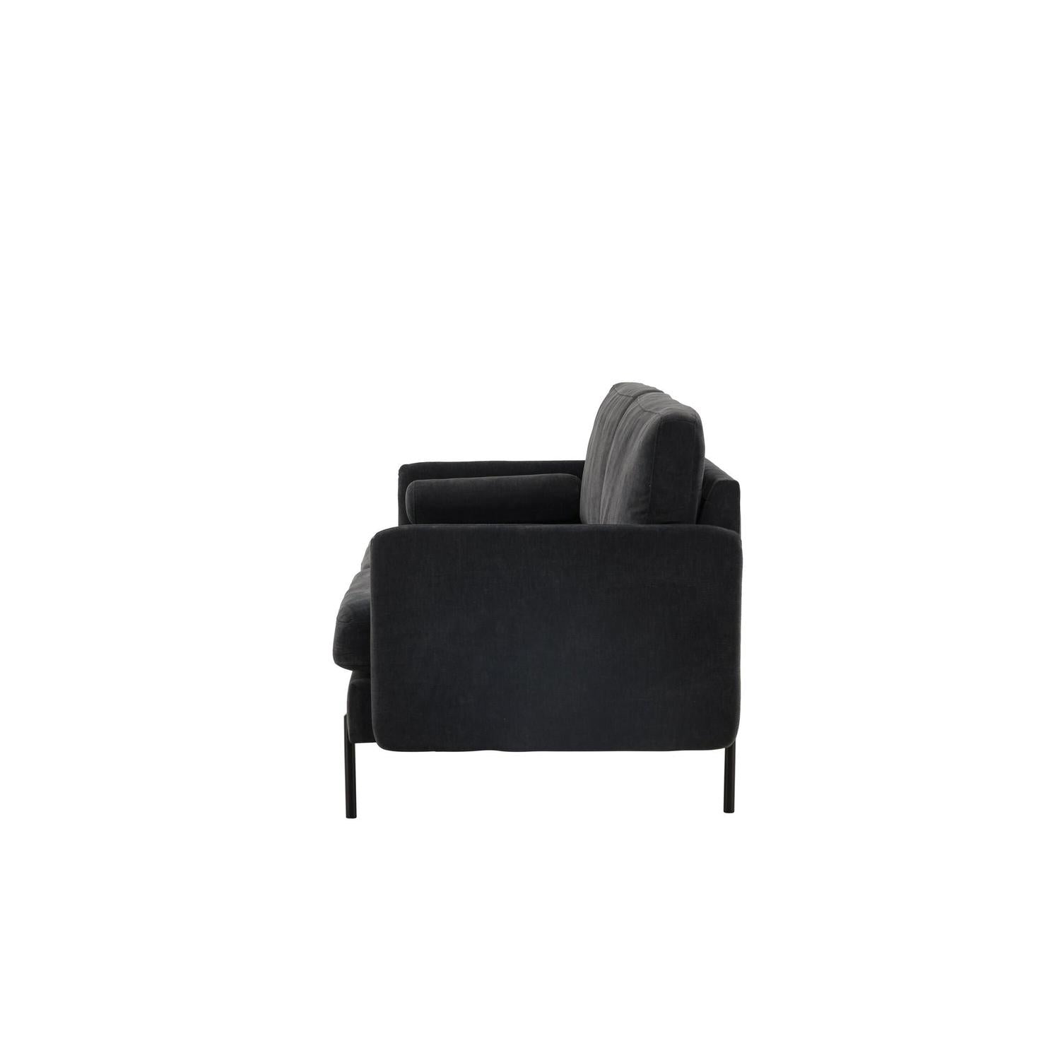 3-Sitzer Sofa Antibes - Dunkelgrau-3-Sitzer Sofa-Venture Home-le canapé