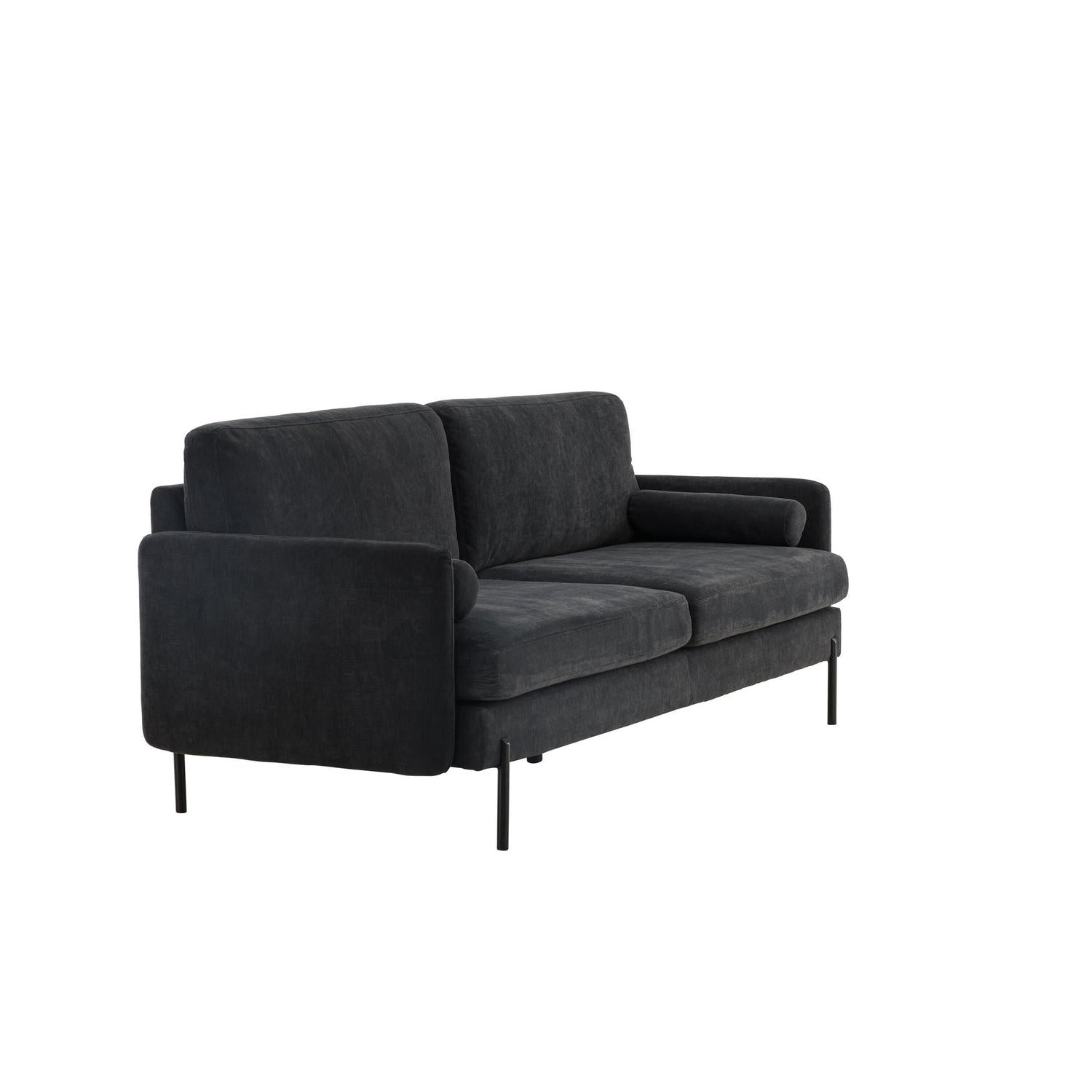 3-Sitzer Sofa Antibes - Dunkelgrau-3-Sitzer Sofa-Venture Home-le canapé