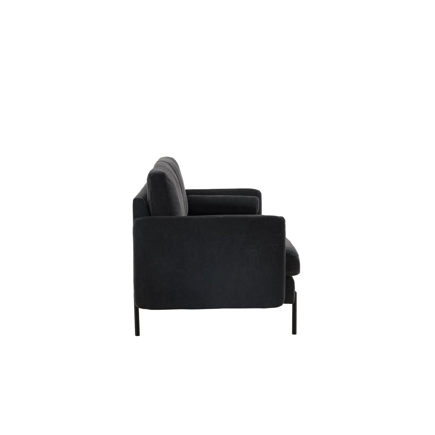 3-Sitzer Sofa Antibes - Dunkelgrau-3-Sitzer Sofa-Venture Home-le canapé