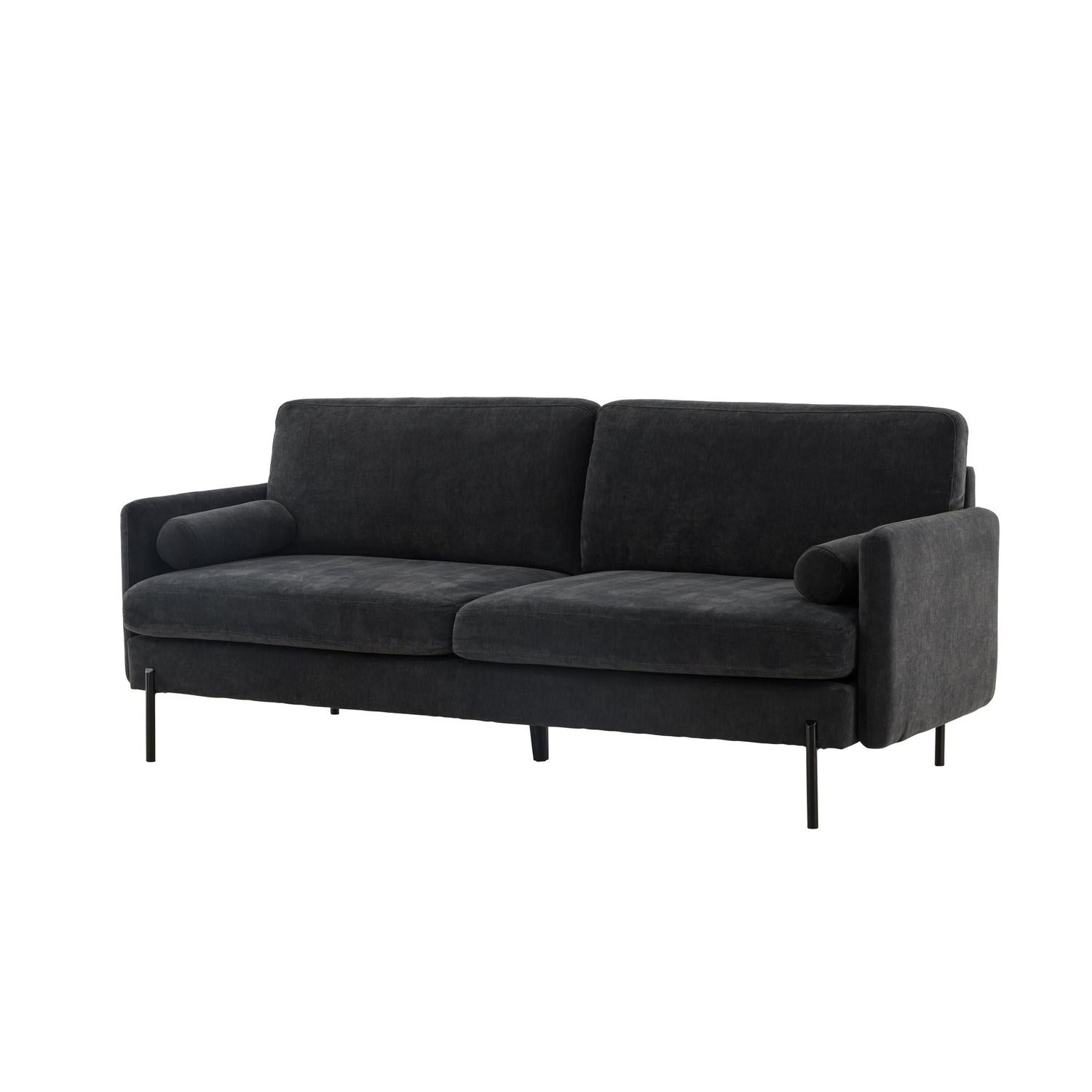 3-Sitzer Sofa Antibes - Dunkelgrau-3-Sitzer Sofa-Venture Home-le canapé
