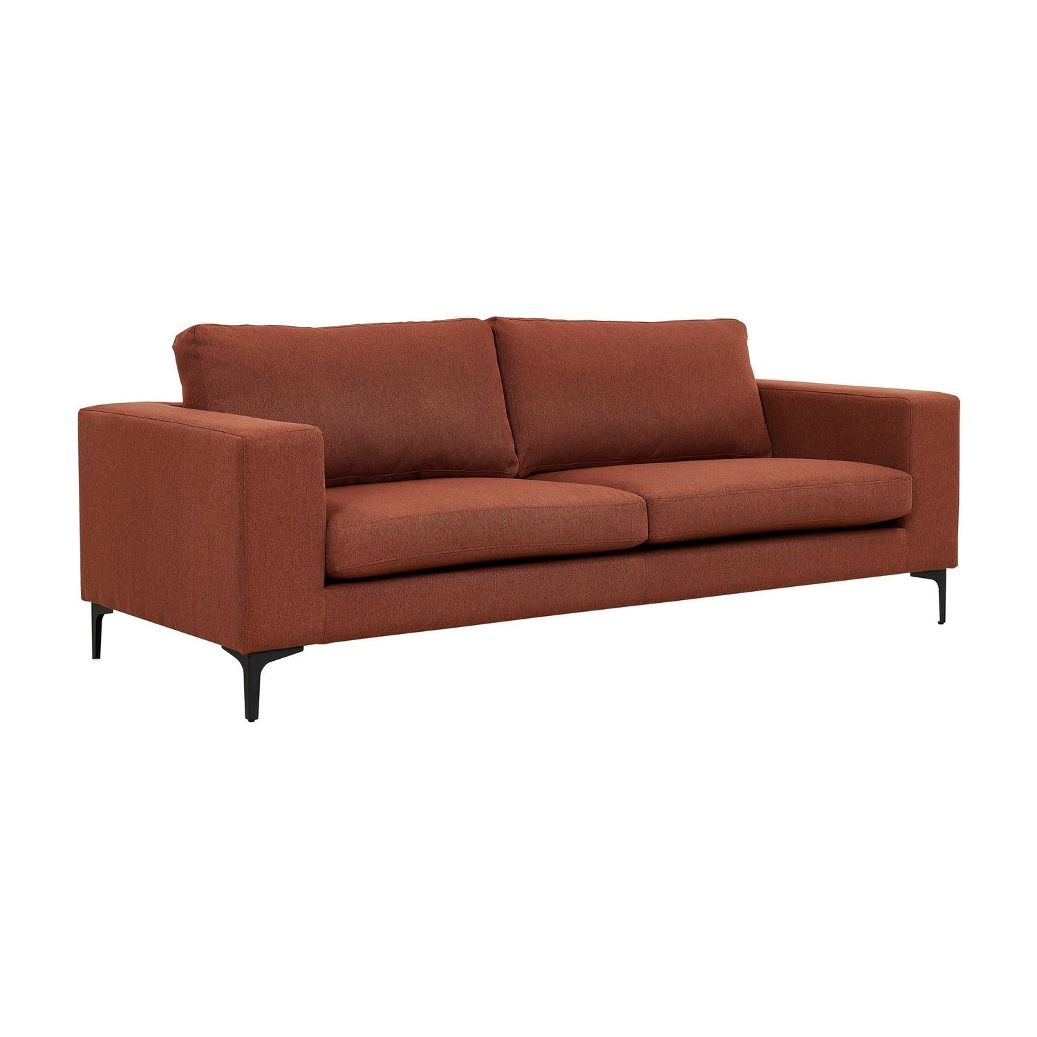 3-Sitzer Sofa Bolero - Orangerot-3-Sitzer Sofas-Venture Home-le canapé